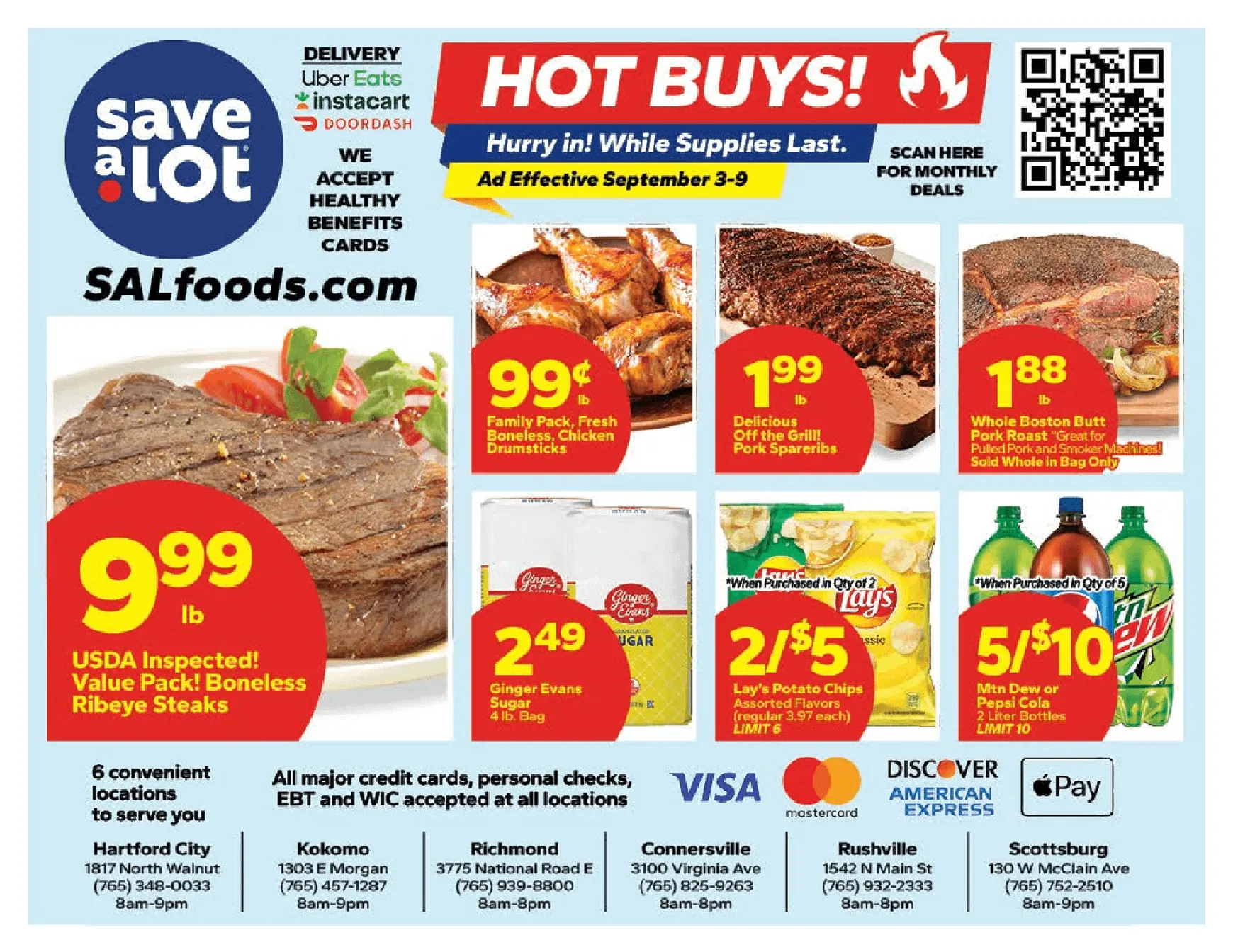 Current Save a Lot leaflet valid from Thursday 09/03/2026 to Wednesday 09/09/2026