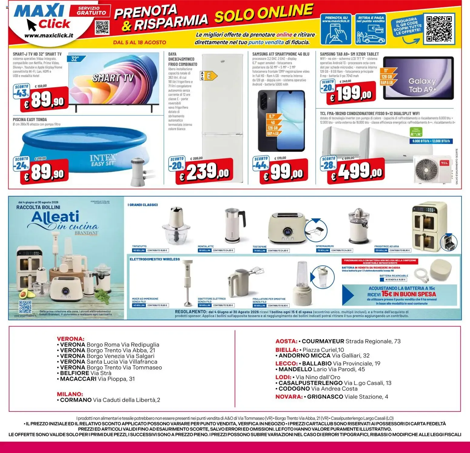 A&O volantino dal 05/08/2026 - online Offerte da 5 agosto a 18 agosto di 2026 - Pagina del volantino 16