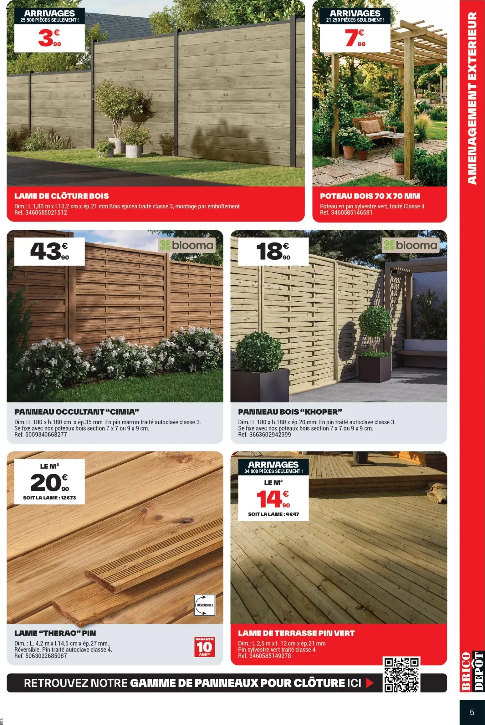 Brico Dépôt catalogue à partir du 25/09/2026 - promo en ligne du 25 septembre au 8 octobre 2026 - Catalogue page 5
