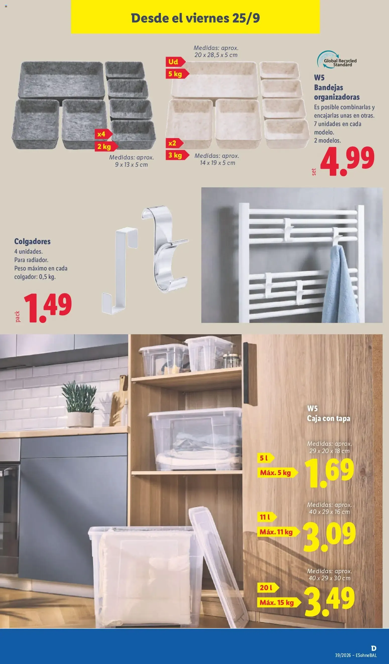 Catálogo de Lidl folleto de bazar del 21/09/2026 | Ofertas 21 de septiembre al 27 de septiembre 2026 - Página 21