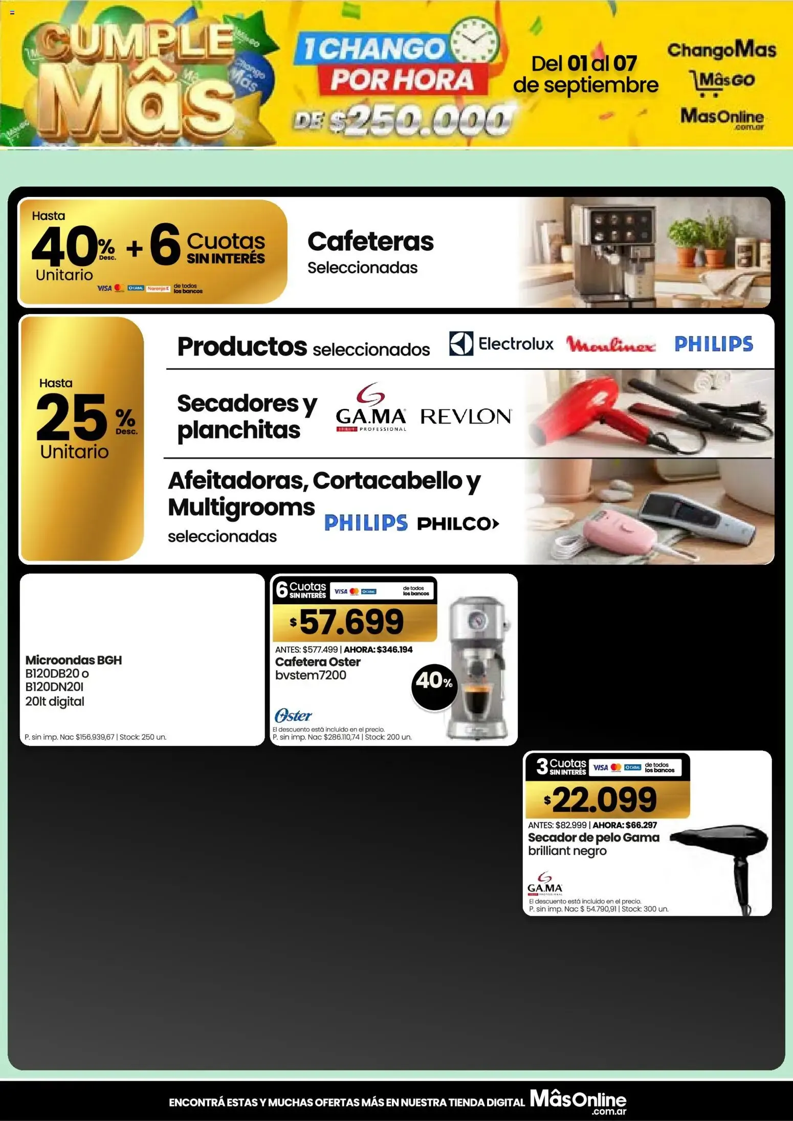 Ofertas de Changomas ofertas || del 01/09/2026 - 07/09/2026 || Catálogo 1 de septiembre al 7 de septiembre 2026 - Página 10 del catálogo