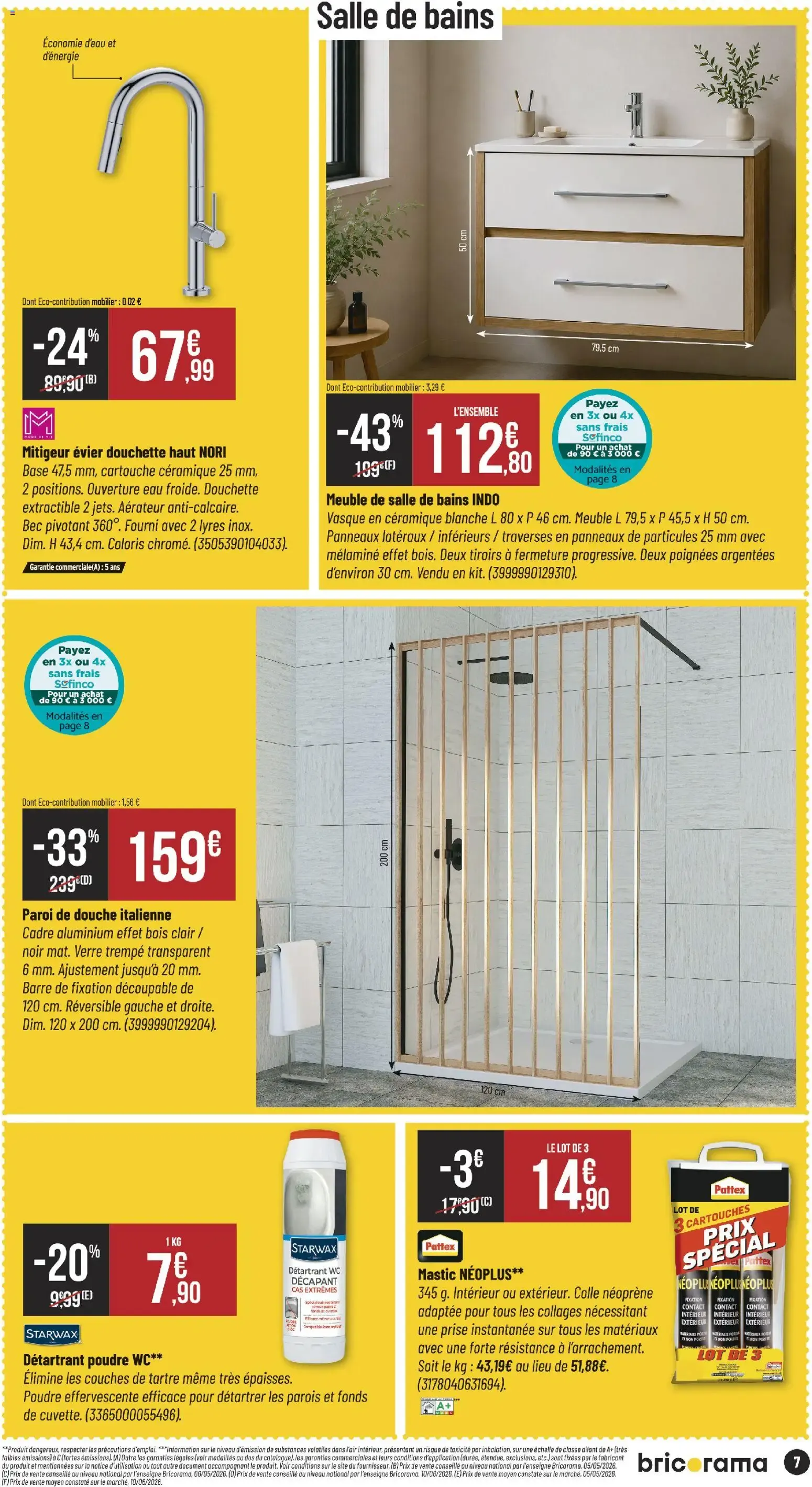 Bricorama catalogue à partir du 05/08/2026 - promo en ligne du 5 août au 16 août 2026 - Catalogue page 7