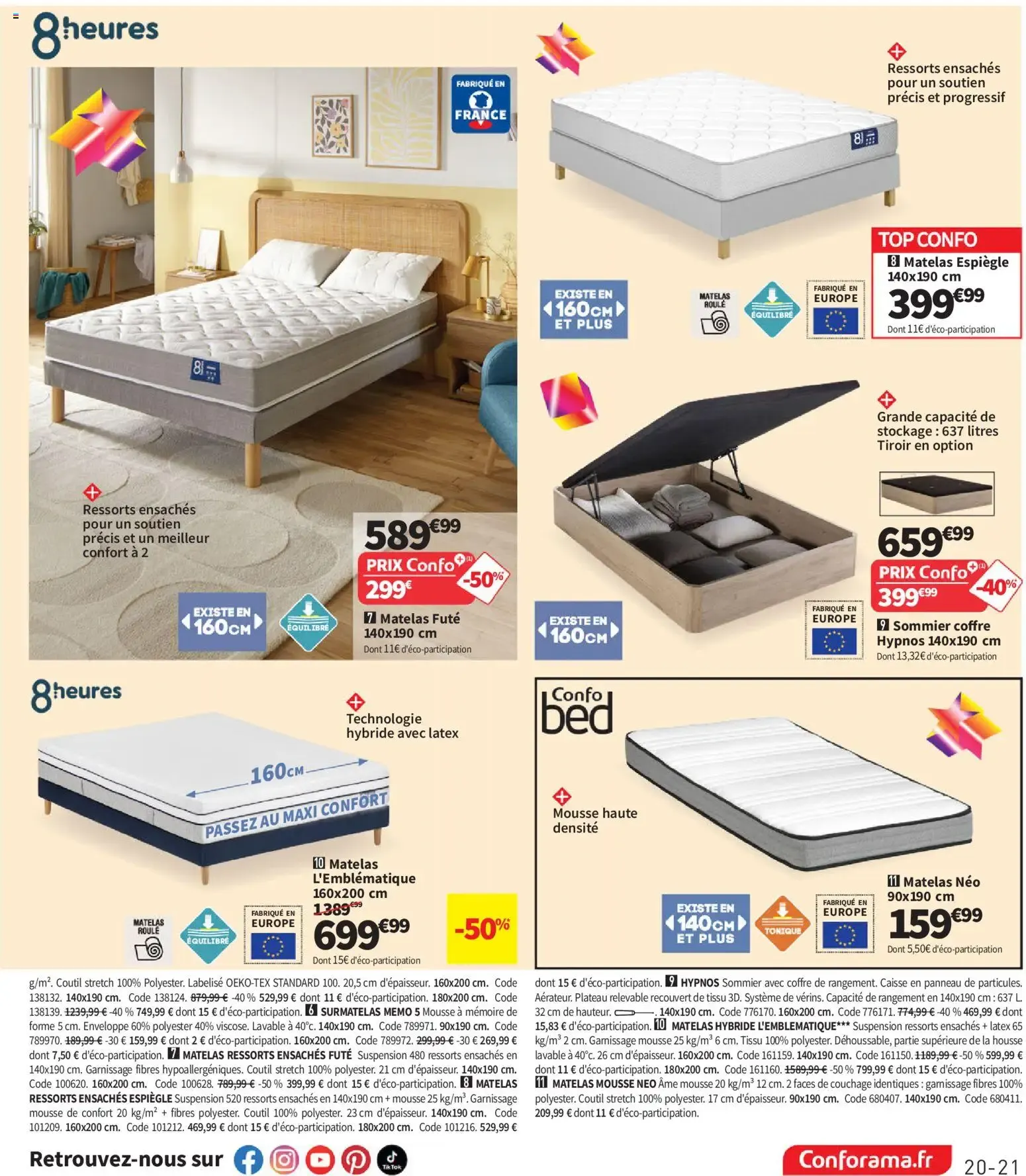 Conforama catalogue à partir du 25/08/2026 - promo en ligne du 25 août au 28 septembre 2026 - Catalogue page 21