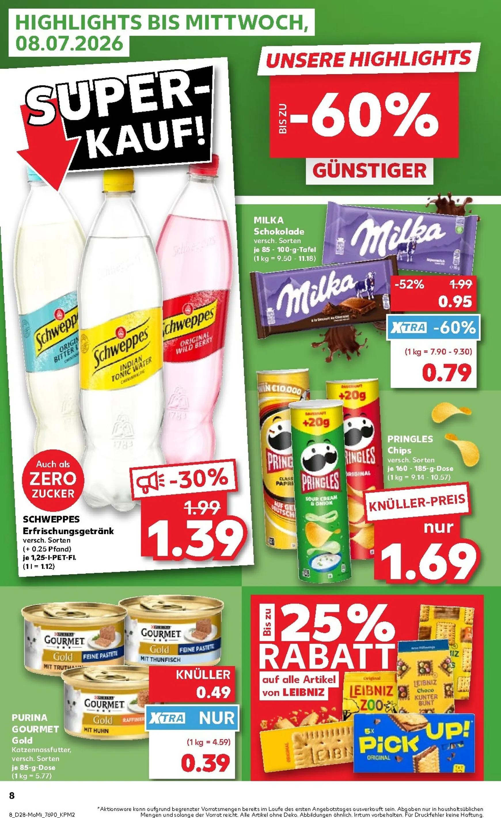 Kaufland - Angebote ab Montag Prospekt nächste Woche – von Montag 06.07.2026 bis Mittwoch 08.07.2026 von 6. Juli bis 8. Juli 2026 - Prospekt seite 8