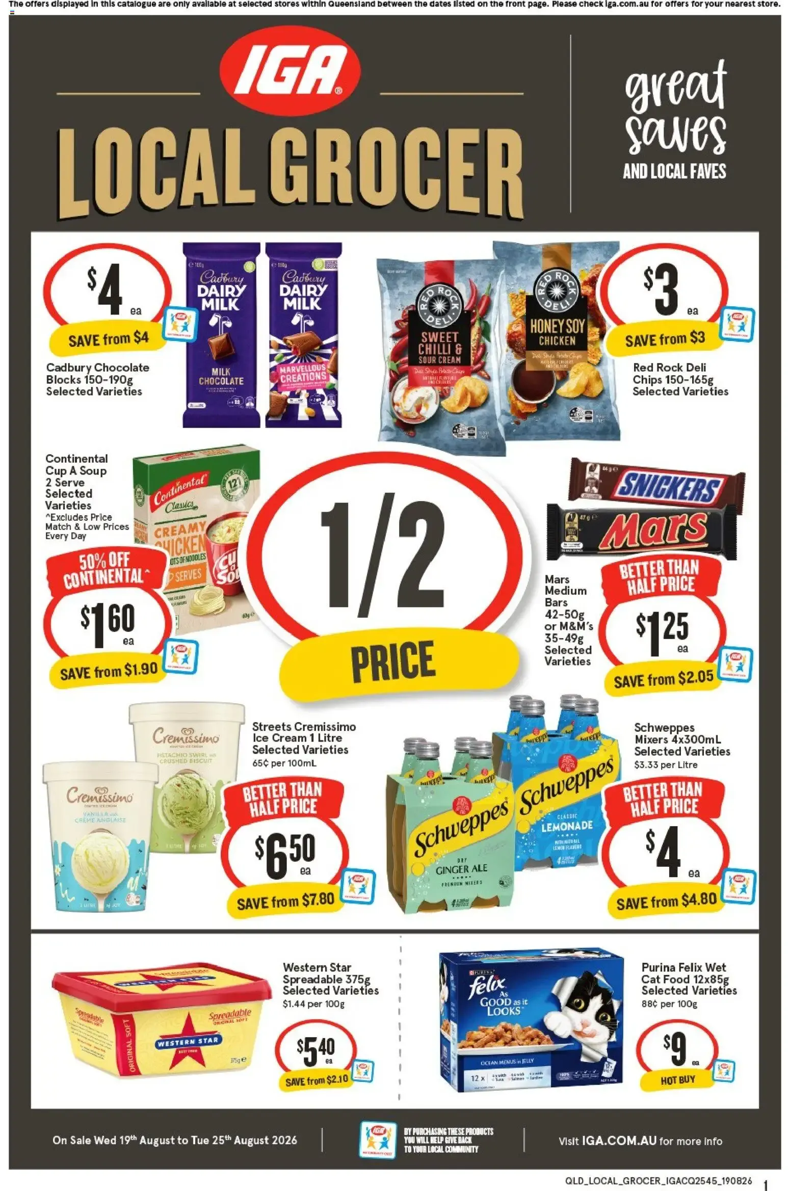 IGA Local Grocer Catalogue - Catalogue valid from 19 August to 25 August 2026 - page 1