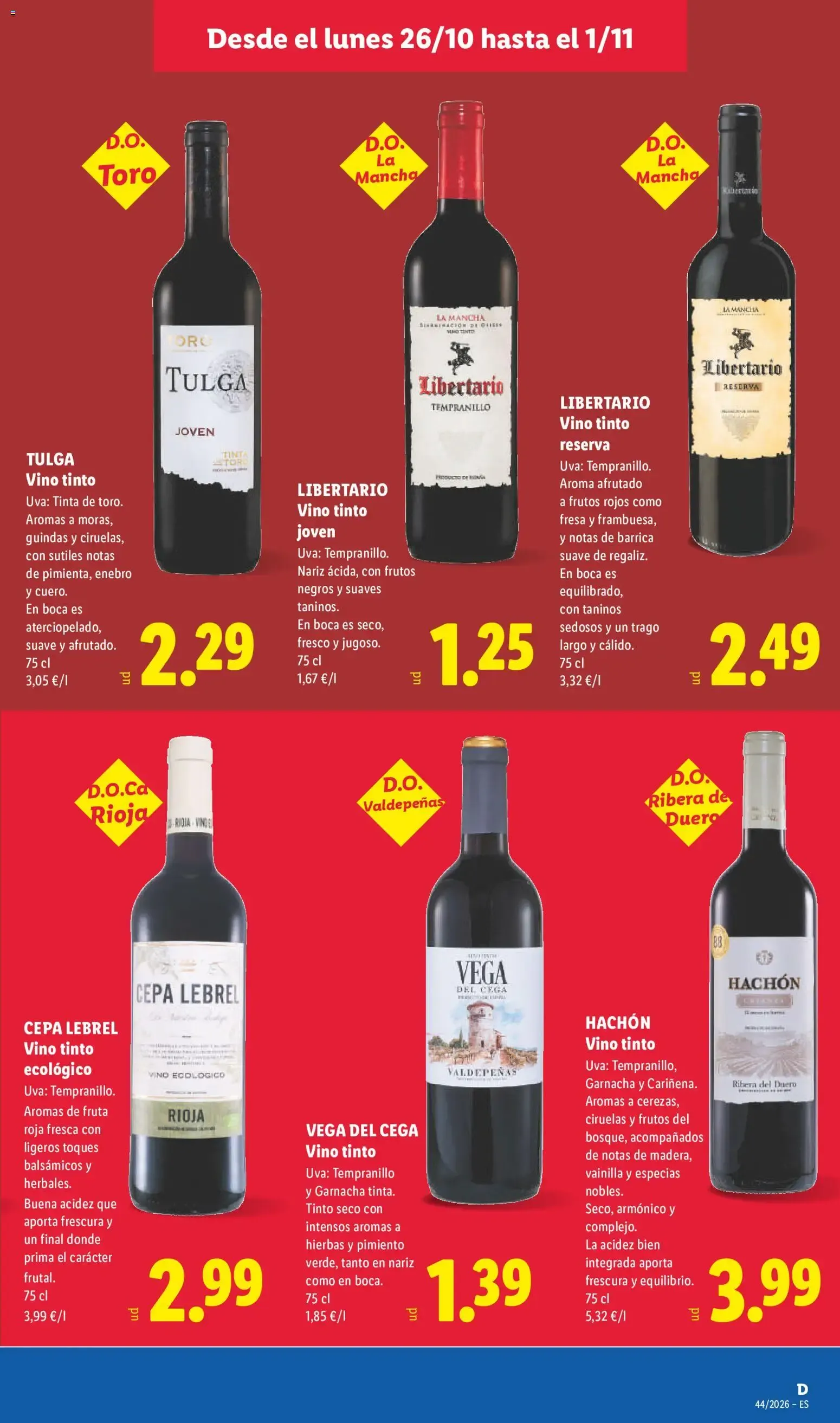 Catálogo de Lidl folleto del 26/10/2026 | Ofertas 26 de octubre al 1 de noviembre 2026 - Página 23