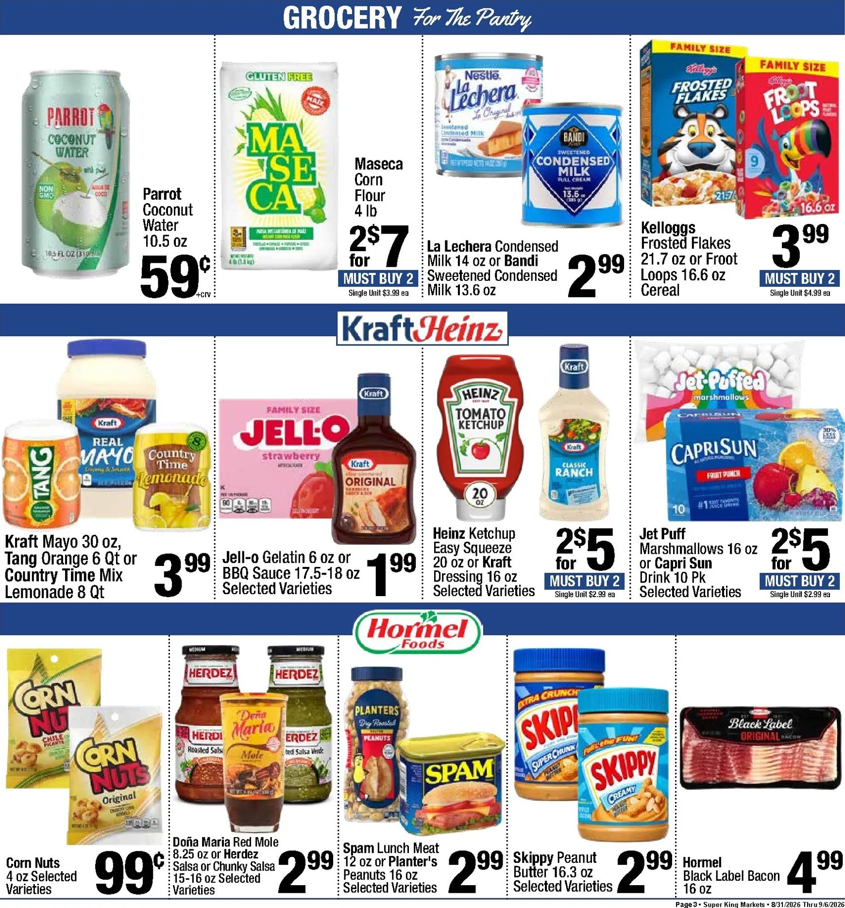 Weekly ad Current Super King leaflet valid from Monday 08/31/2026 to Sunday 09/06/2026 from August 31 to September 6 2026 - Page 3