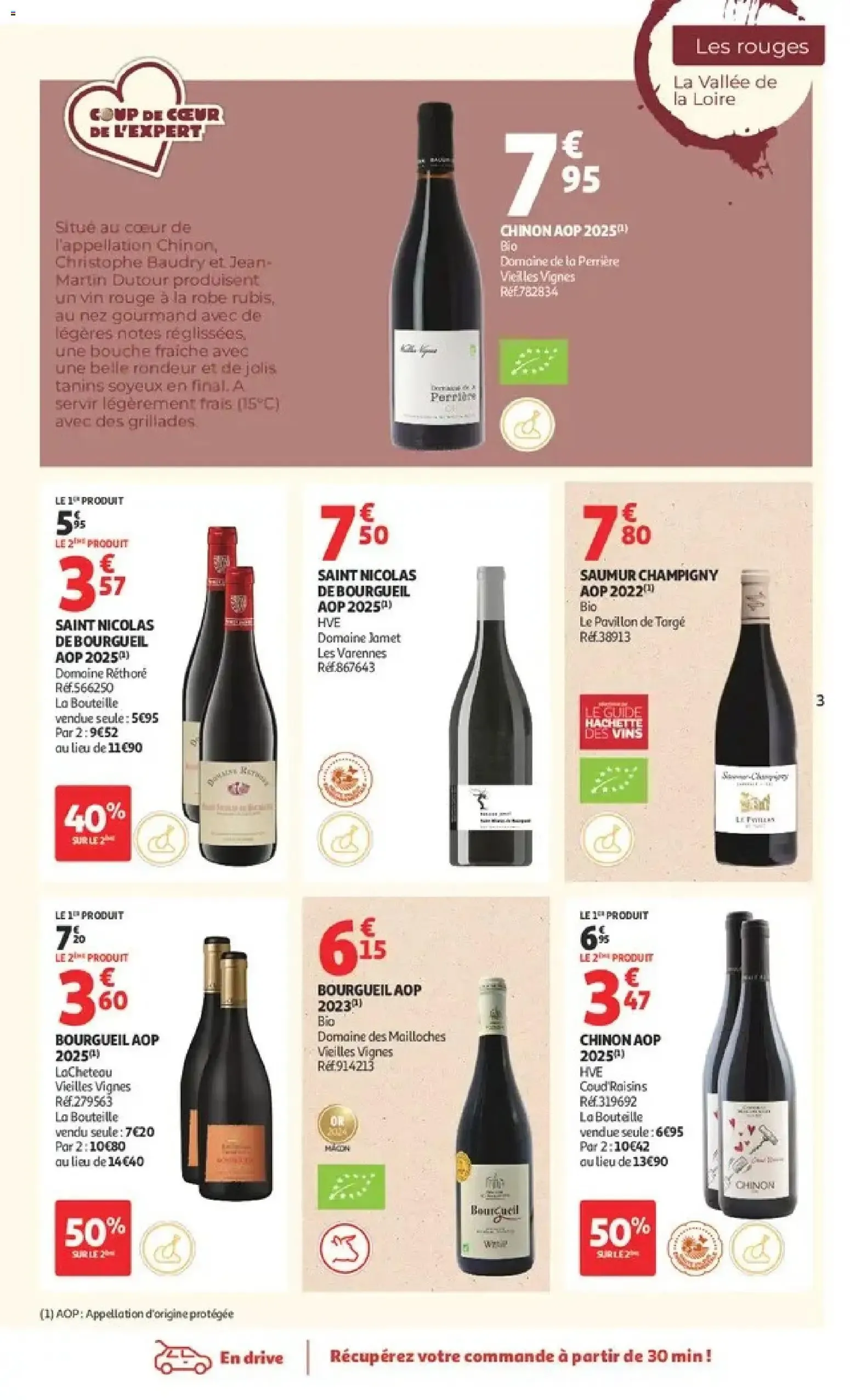 Auchan - Foire aux vins à partir du 25/09/2026 - promo en ligne du 25 septembre au 10 octobre 2026 - Catalogue page 3