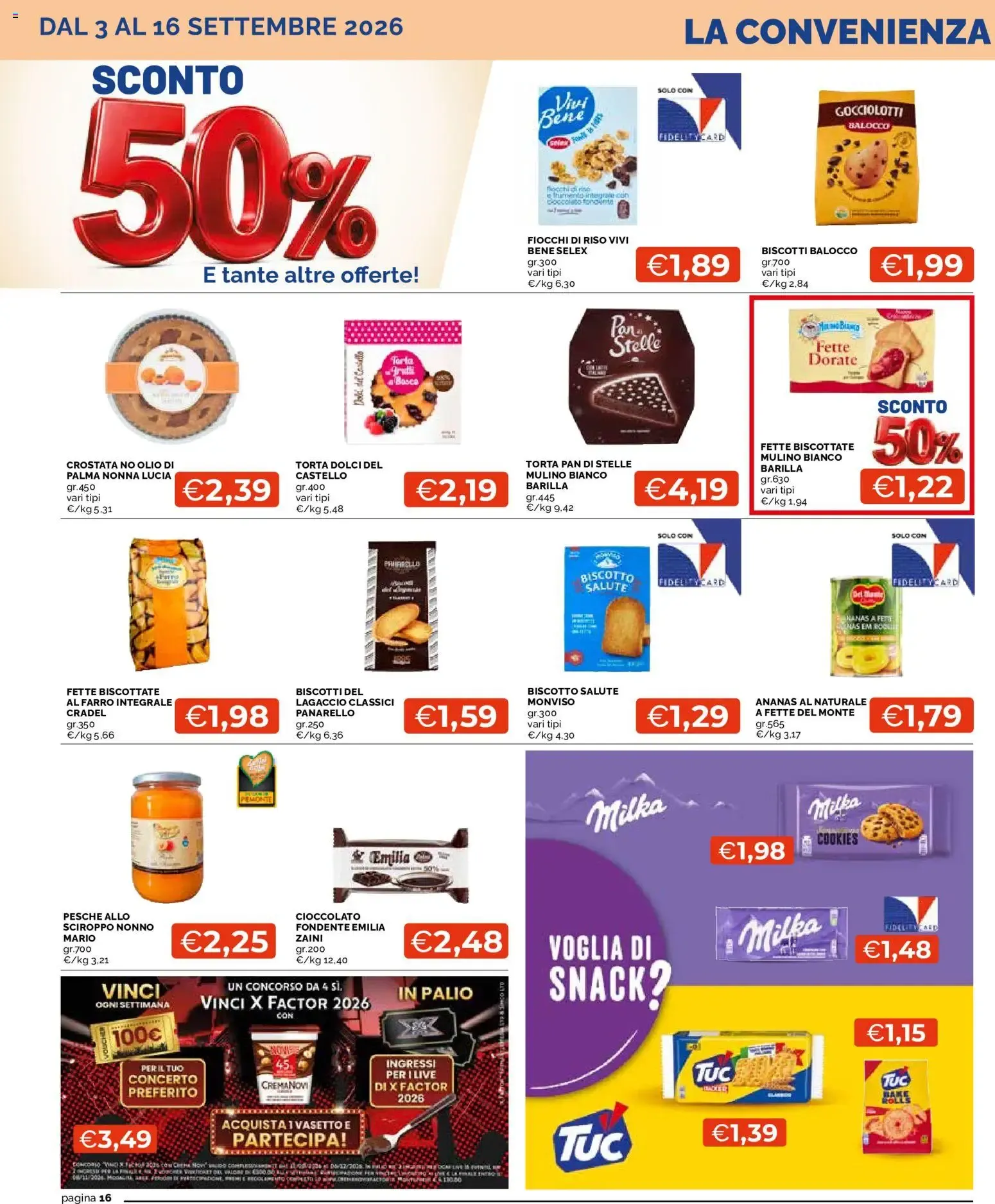 Mercatò volantino dal 03/09/2026 - online Offerte da 3 settembre a 16 settembre di 2026 - Pagina del volantino 16