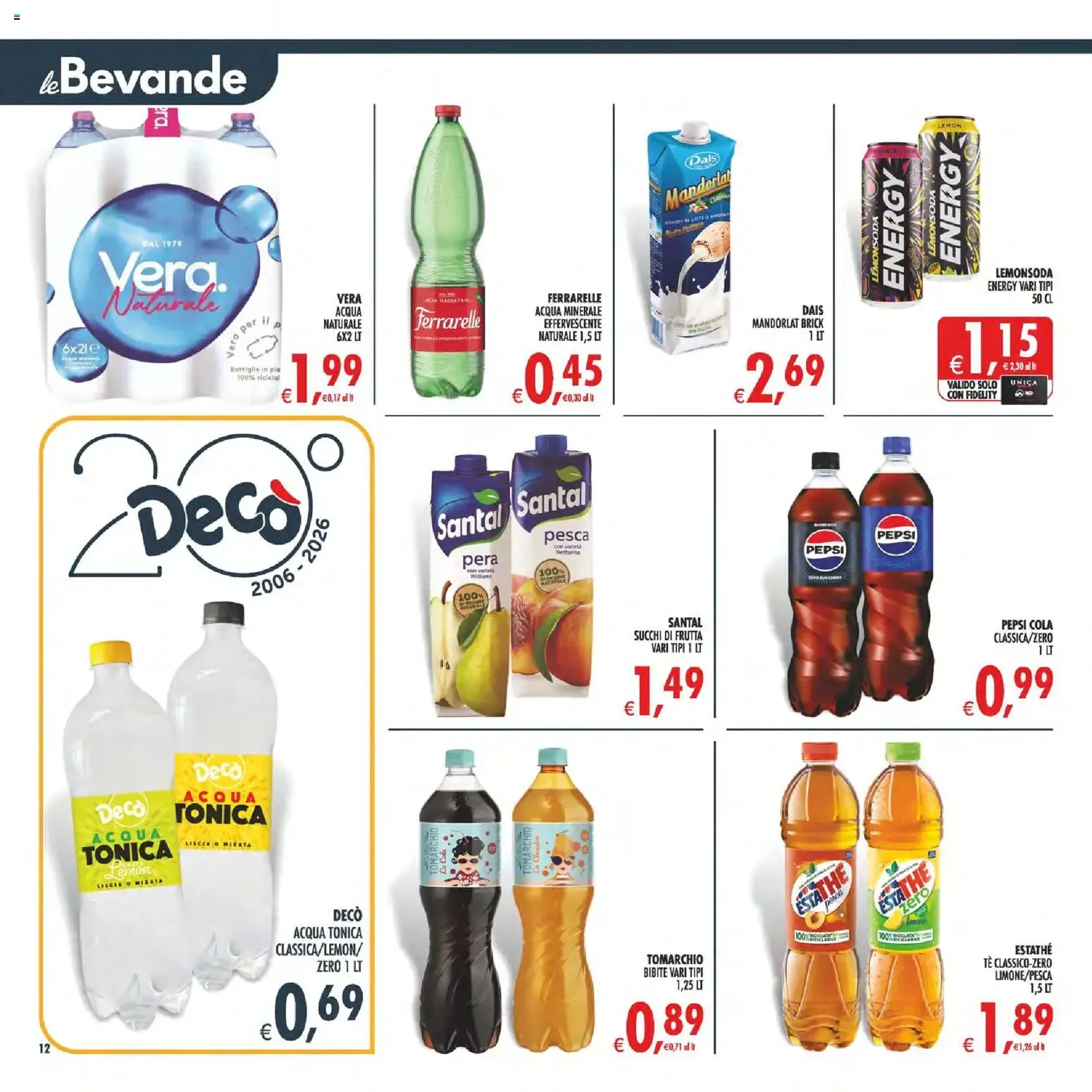 Nuovo Decò volantino Maxistore, Supermercati Lipari dal 01/09/2026 > offerte anteprima 🛍️ da 1 settembre a 10 settembre di 2026 - Pagina del volantino 12