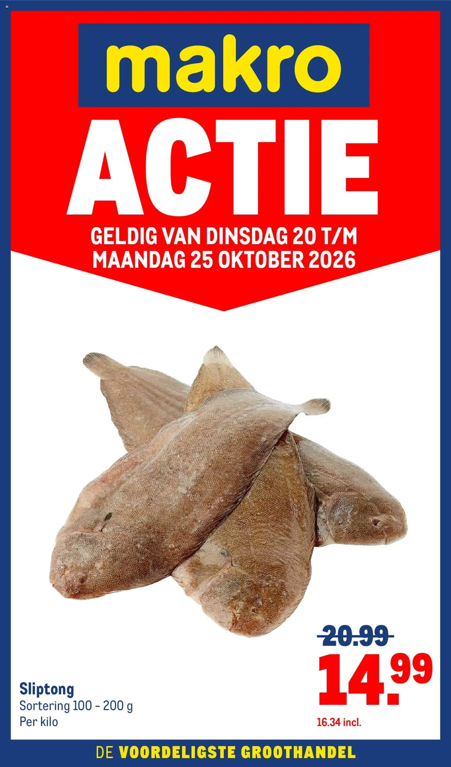 Makro Actie van 20 oktober tot 25 oktober 2026 - Folder pagina 1