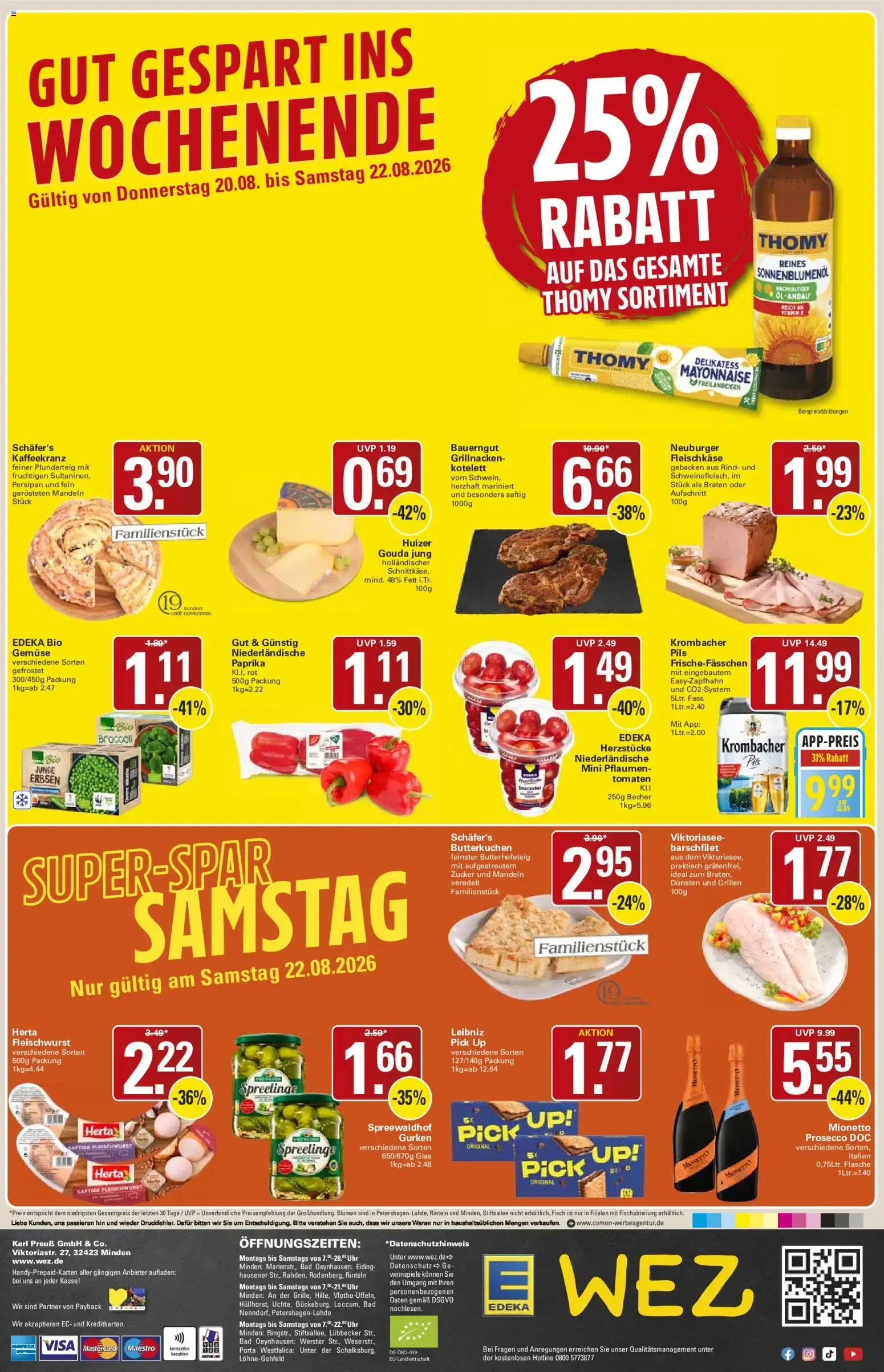 Die WEZette von 17. August bis 22. August 2026 - Prospekt seite 16