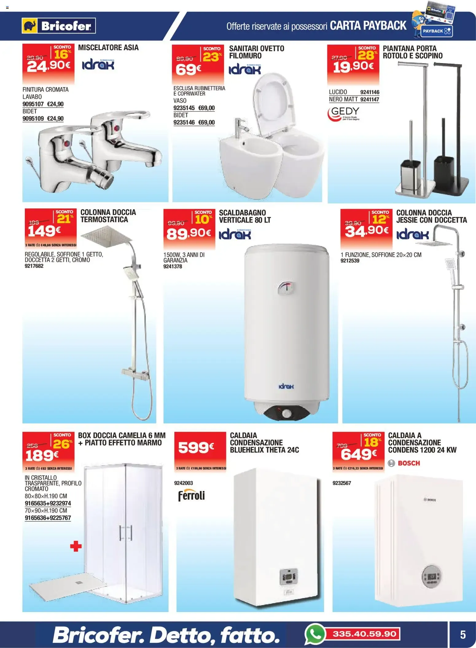Nuovo Bricofer volantino dal 08/10/2026 > offerte anteprima 🛍️ da 8 ottobre a 25 ottobre di 2026 - Pagina del volantino 5
