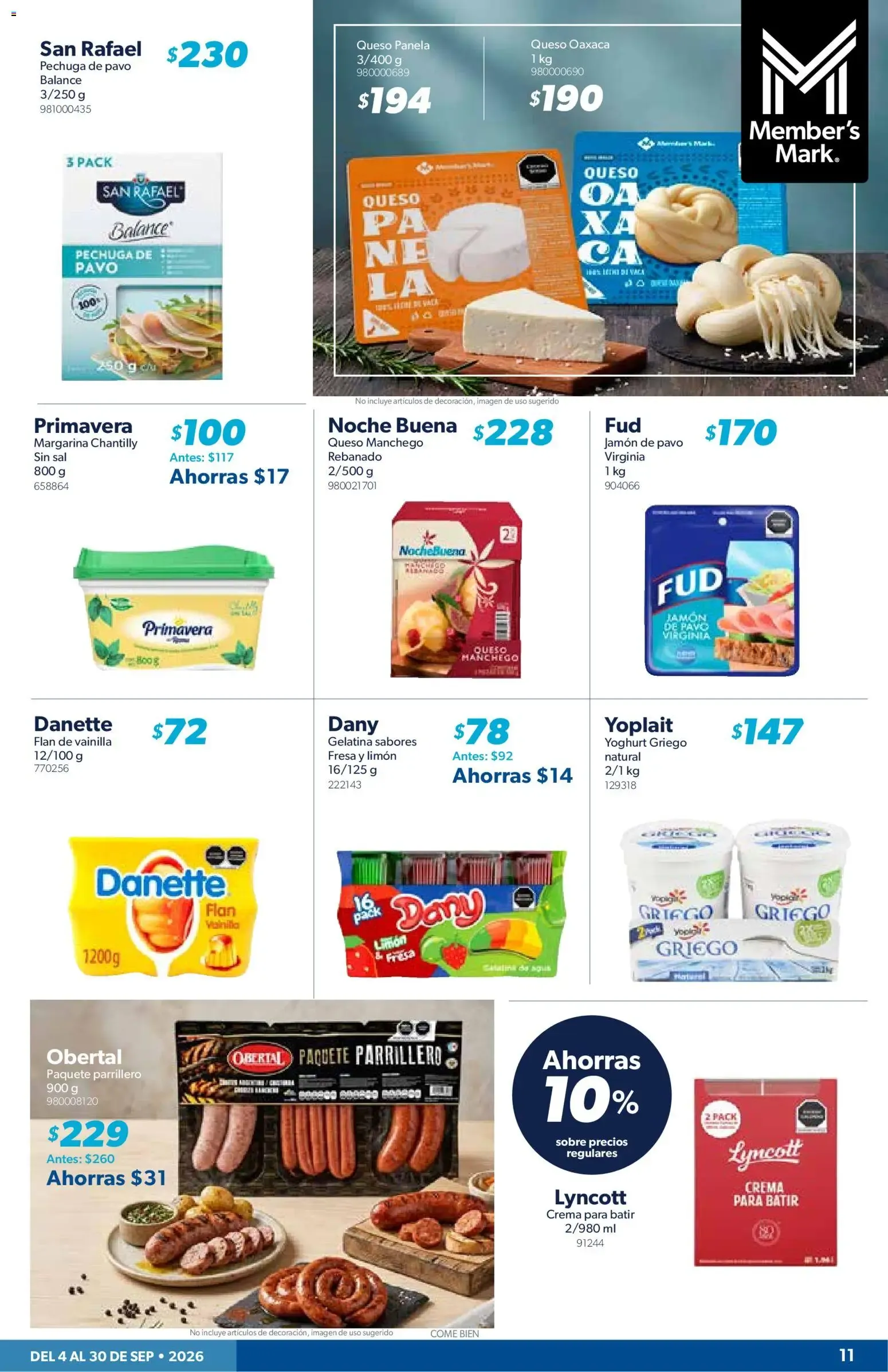 Catálogo de CUPONERA SAMS | Folleto de 04/09, Ofertas Septiembre 2026 4 de septiembre al 30 de septiembre 2026 - Pagina 11