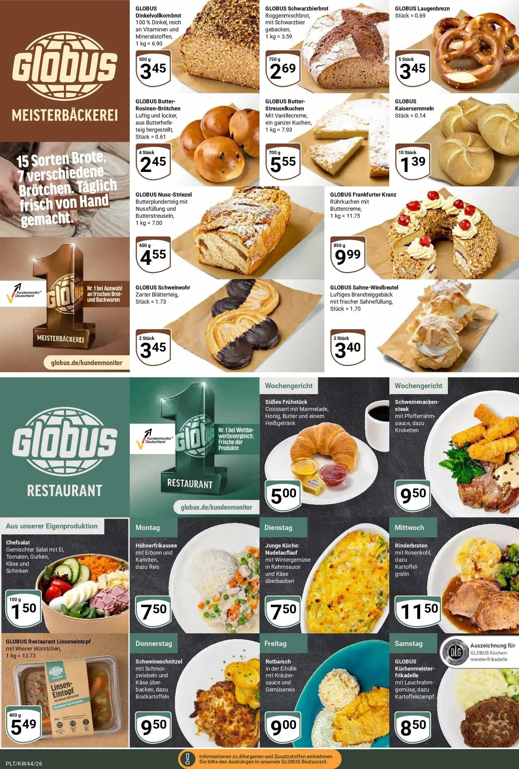 Globus - Plattling Prospekt – von Montag 26.10.2026 bis Samstag 31.10.2026 von 26. Oktober bis 31. Oktober 2026 - Prospekt seite 5
