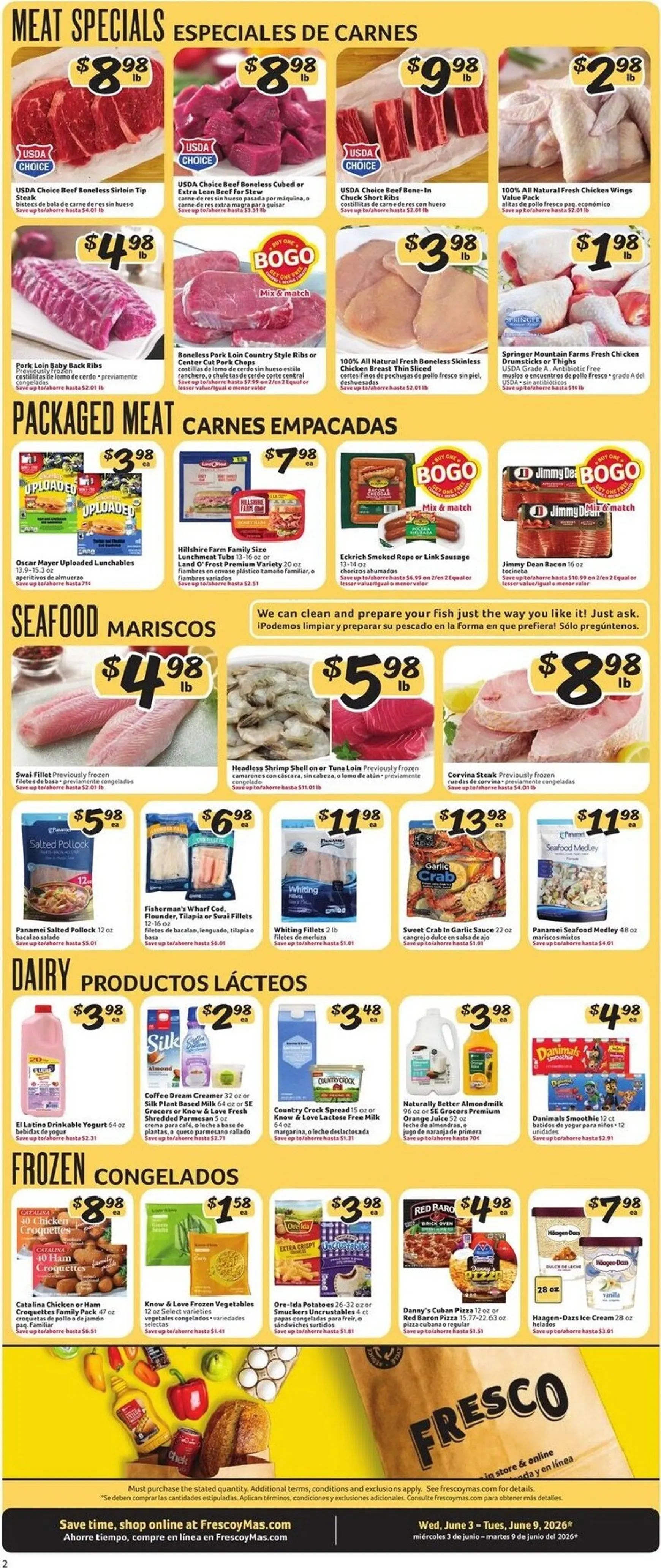 Weekly ad Current Fresco y Más leaflet valid from Wednesday 06/03/2026 to Tuesday 06/09/2026 from June 3 to June 9 2026 - Page 3