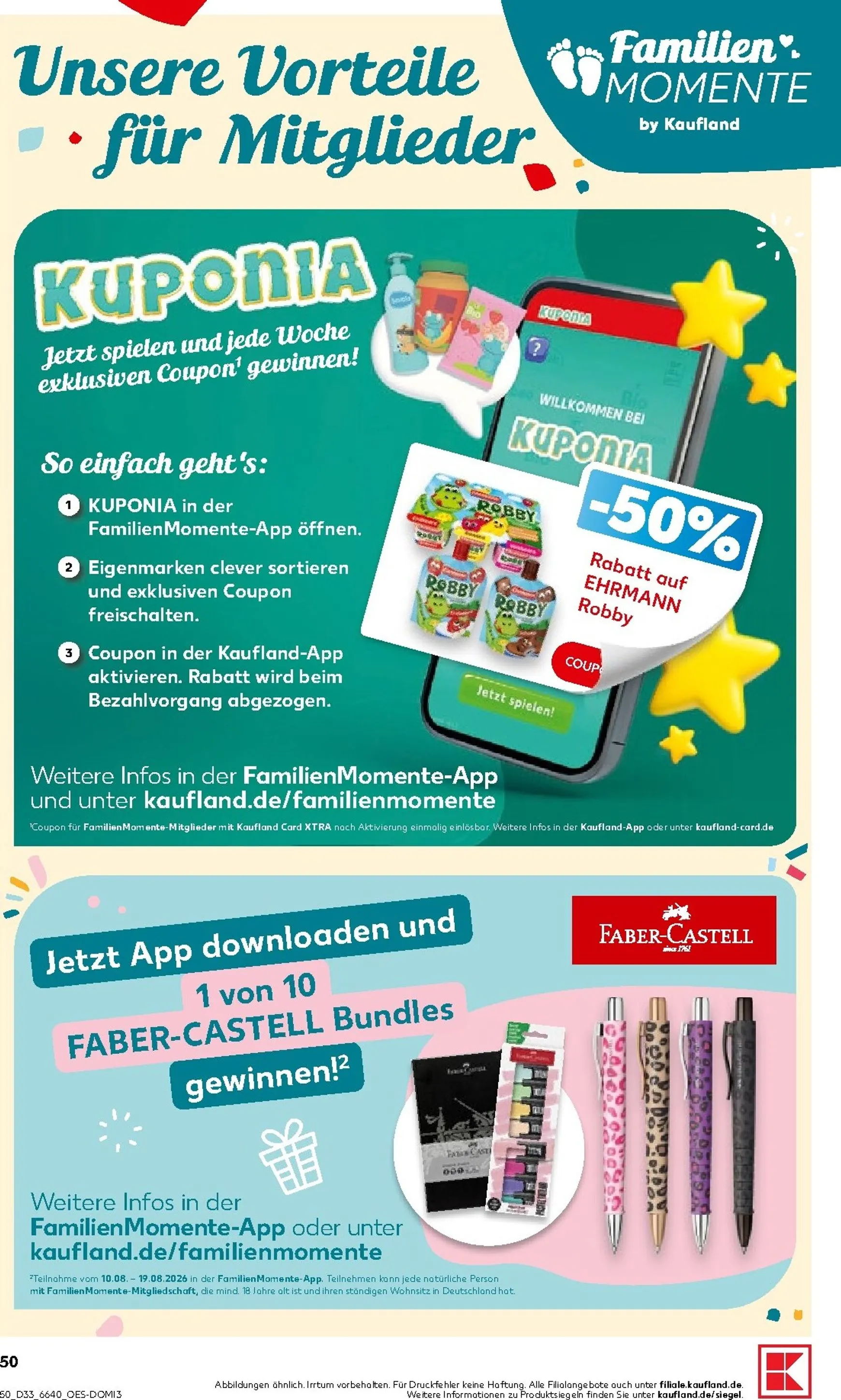 Neuer Kaufland Prospekt – von Donnerstag 13.08.2026 bis Mittwoch 19.08.2026 von 13. August bis 19. August 2026 - Prospekt seite 50