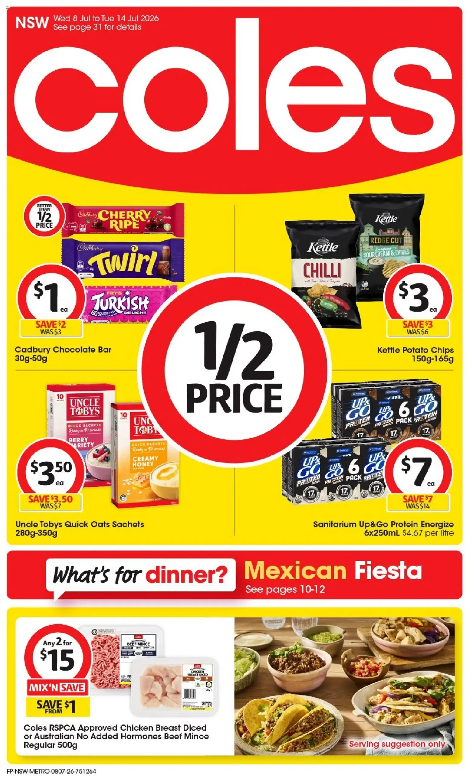 Coles catalogue valid from 08/07/2026 > Online Australia - Catalogue valid from 8 July to 14 July 2026 - page 1