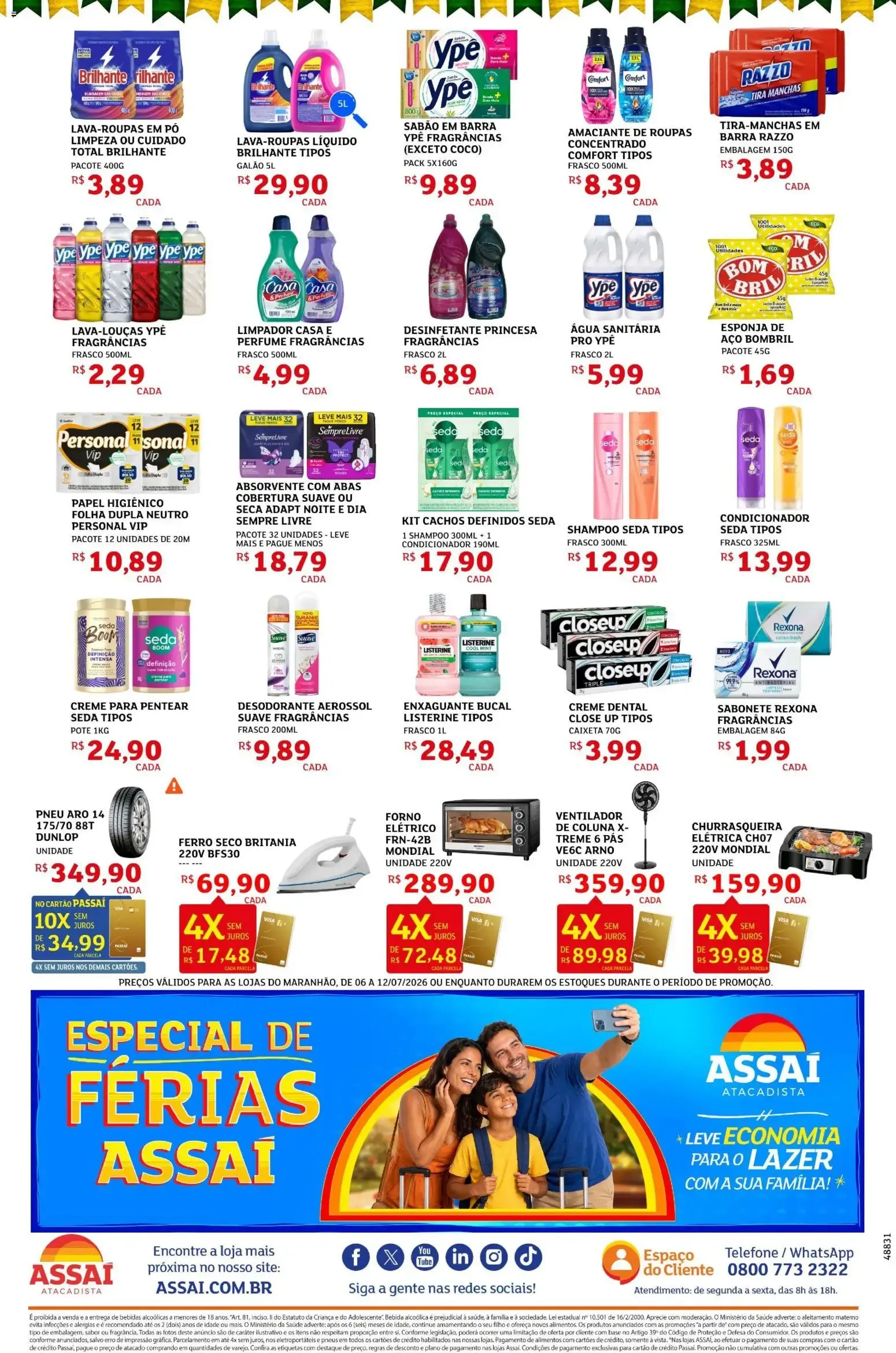 Encarte de Assaí Atacadista ofertas de 06/07/2026 | Promoções Online 6 de julho até 12 de julho 2026 - Pagina 4