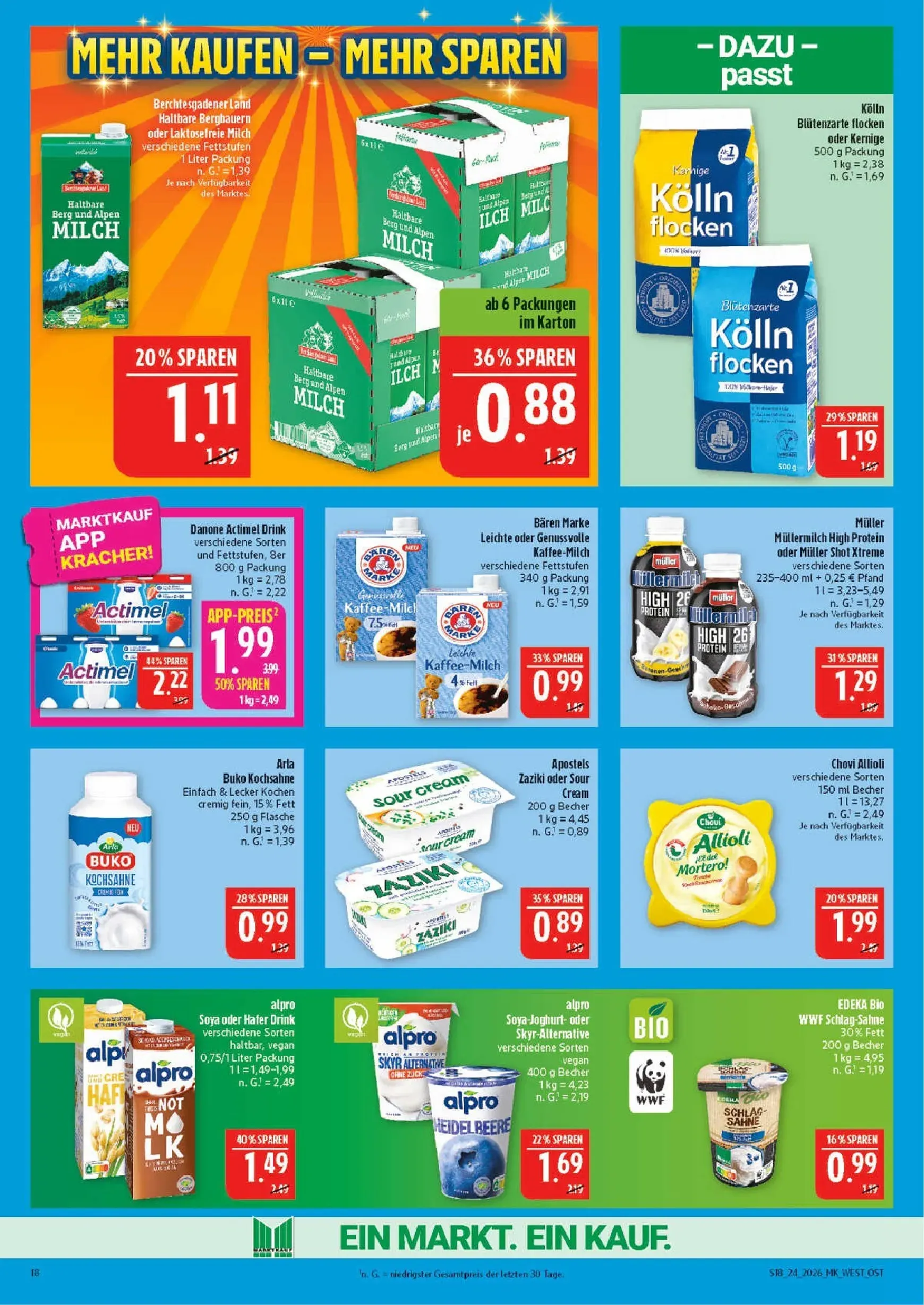 Marktkauf Prospekt – von Montag 08.06.2026 bis Samstag 13.06.2026 von 8. Juni bis 13. Juni 2026 - Prospekt seite 18