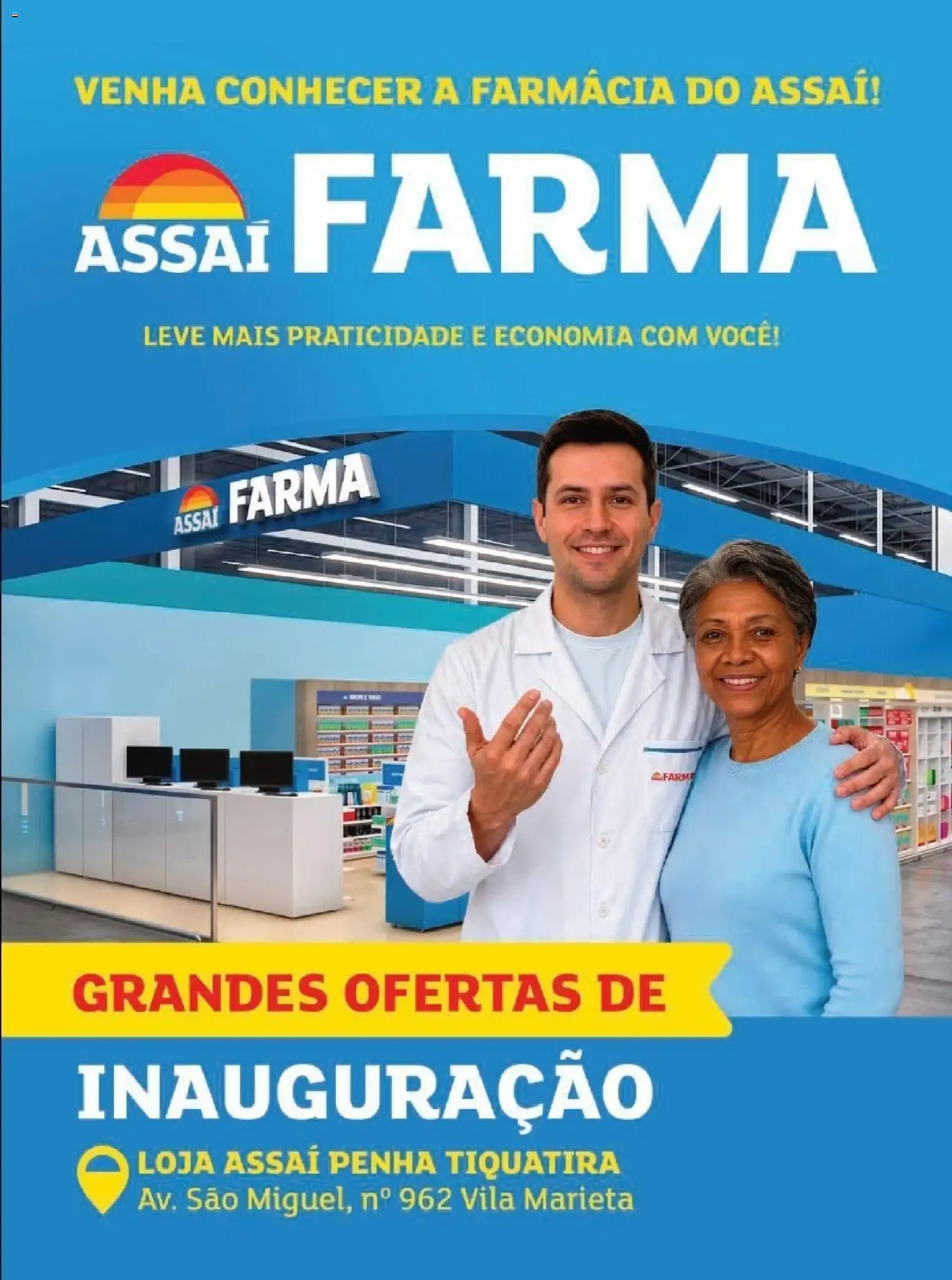 Encarte de Assaí Farma - Grandes Ofertas de Inauguración 31 de julho até 31 de agosto 2026 - Pagina 1
