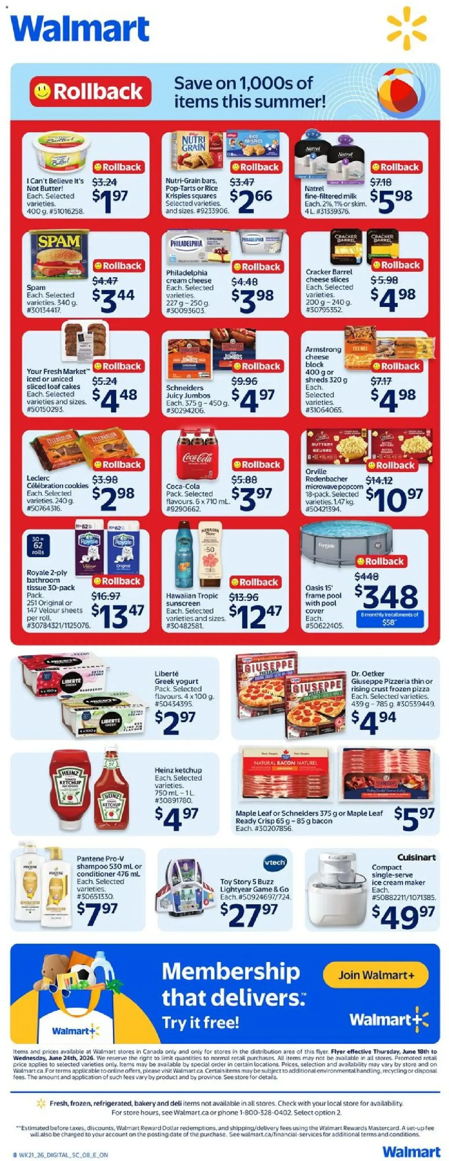 Walmart weekly flyer from Jun 18, 2026 > weekly specials & deals from June 18 to June 24 2026 - flyer page 3