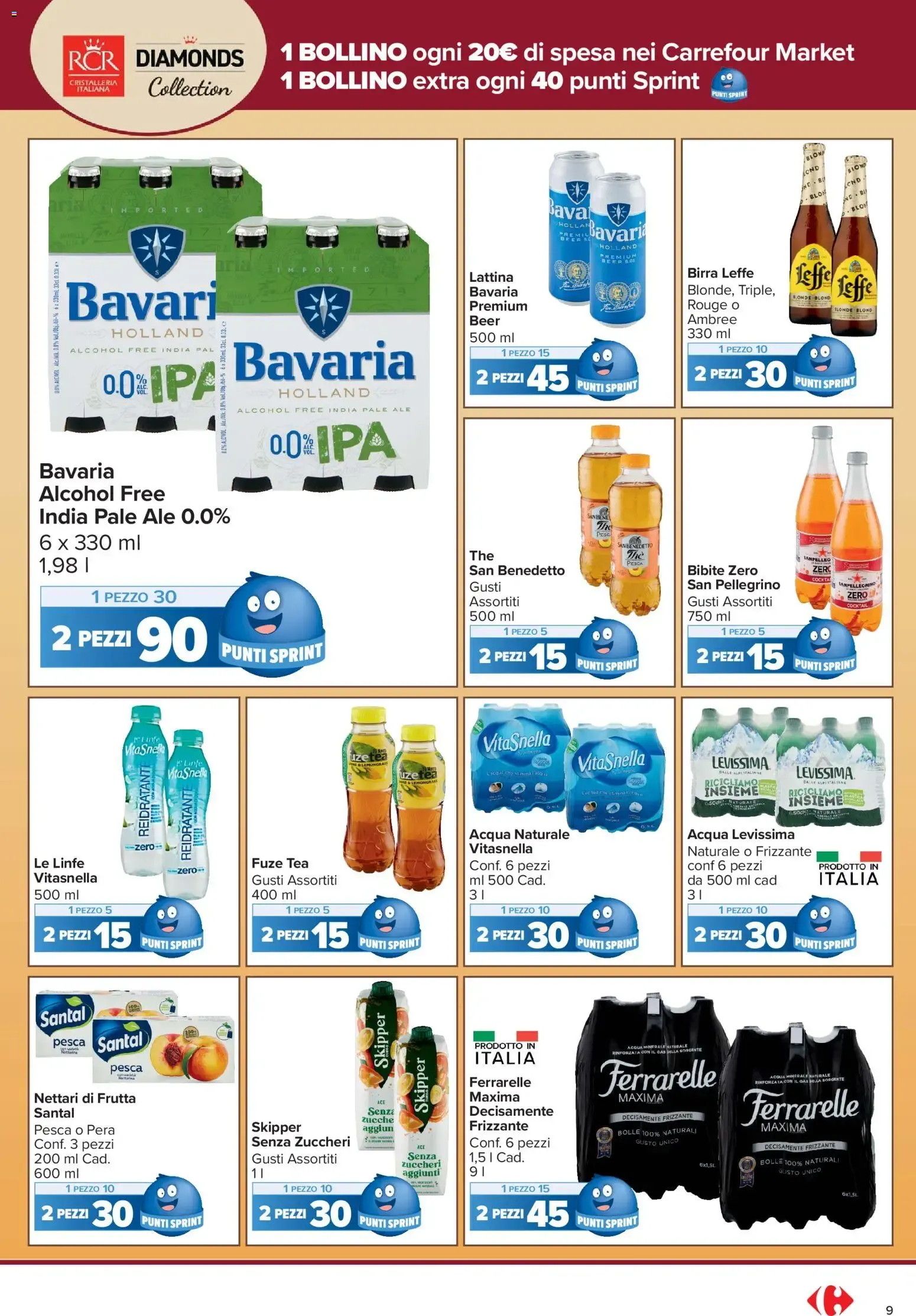 Nuovo Carrefour volantino Market - Punti Sprint Payback dal 15/09/2026 > offerte anteprima 🛍️ da 15 settembre a 28 settembre di 2026 - Pagina del volantino 9