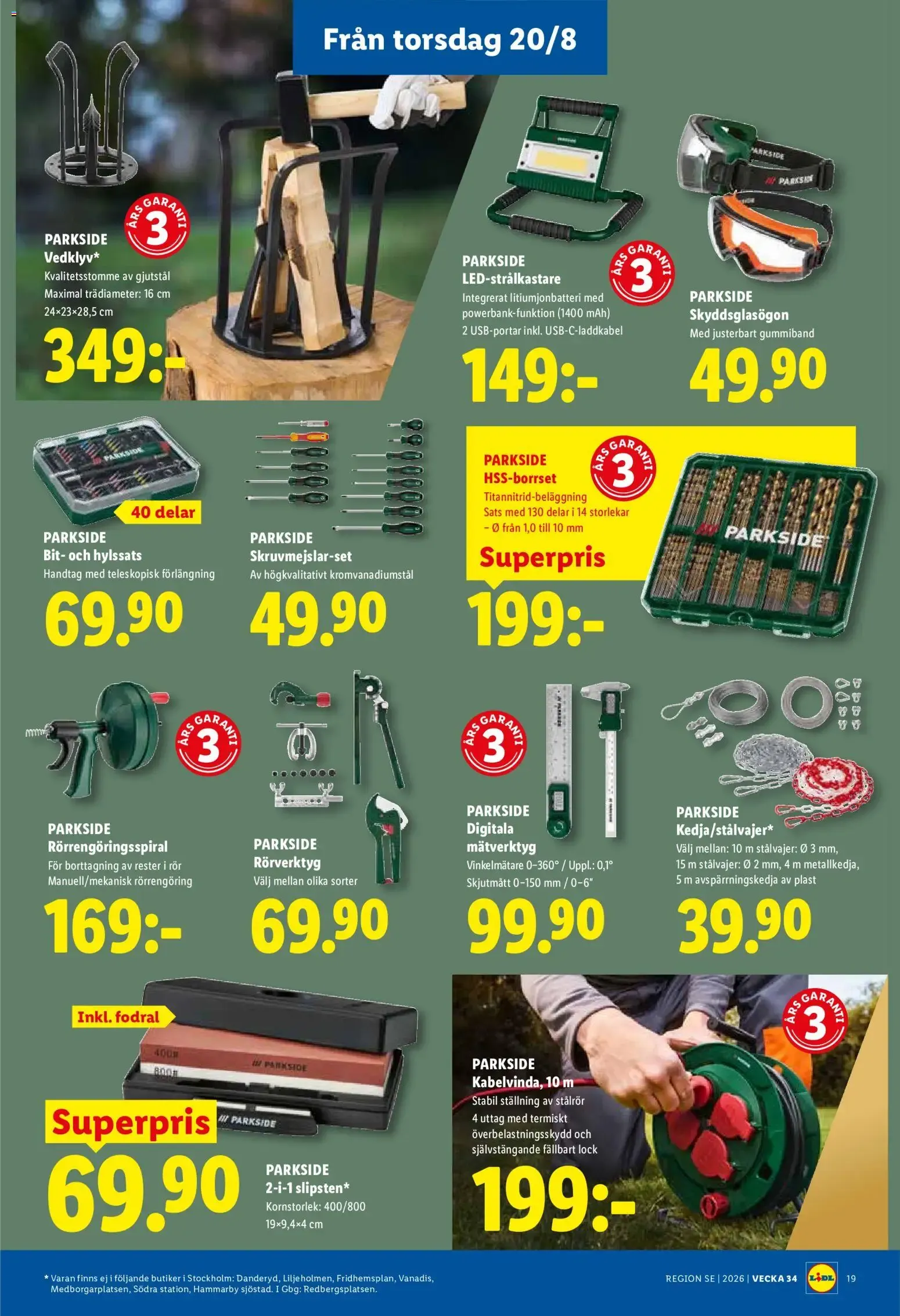 Lidl: Kvalitetssäkrade frukter och grönsaker. Det lönar sig. från 17 augusti till 23 augusti 2026 - Reklamblad sidor 23