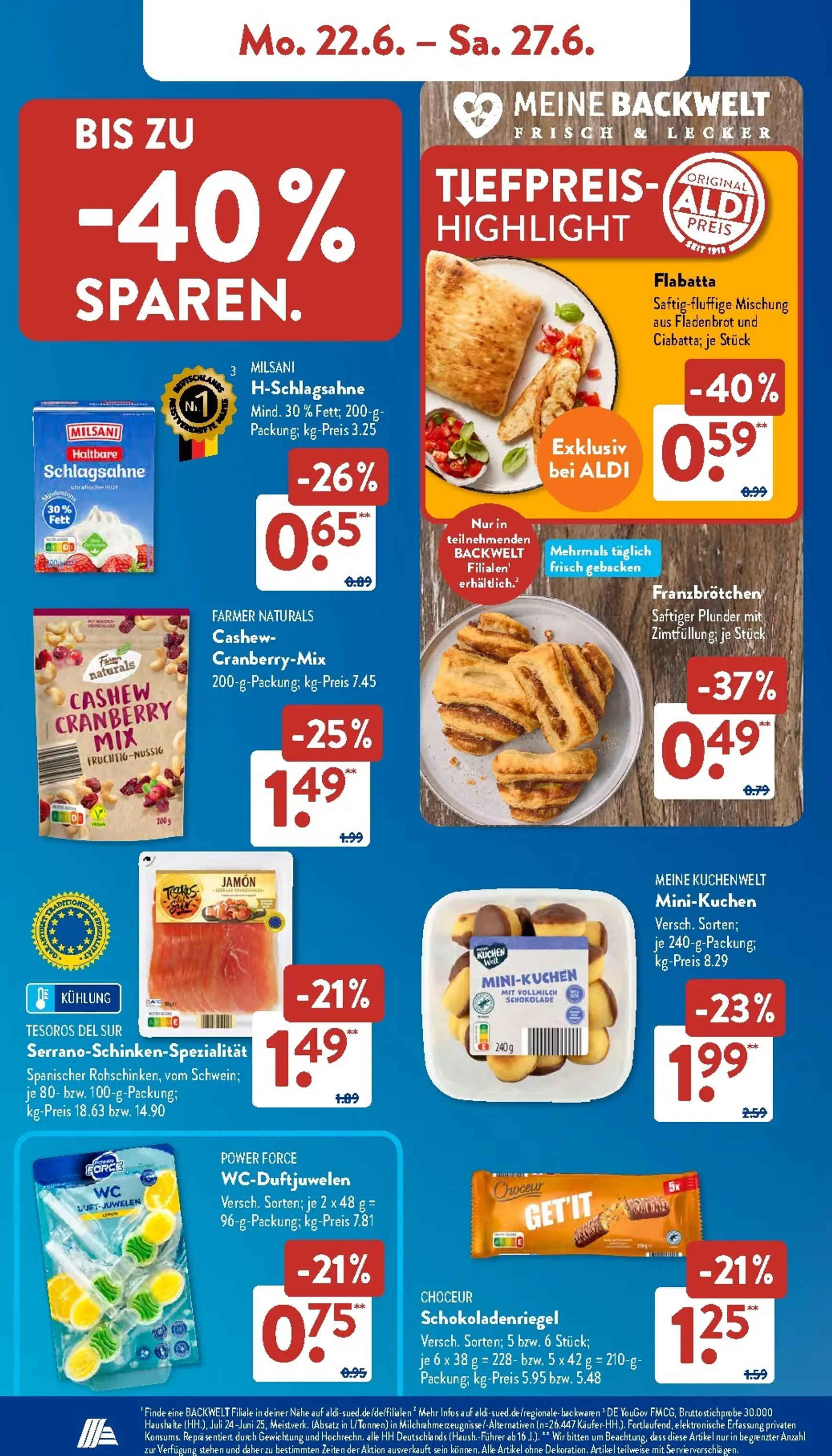 ALDI SÜD Prospekt – von Montag 22.06.2026 bis Samstag 27.06.2026 von 22. Juni bis 27. Juni 2026 - Prospekt seite 9