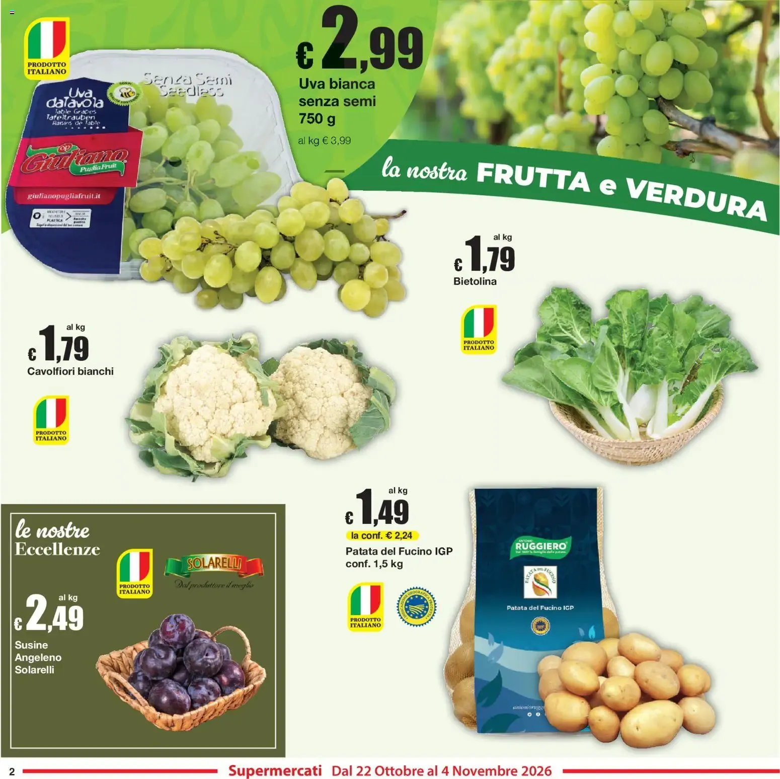 Sì con Te volantino dal 22/10/2026 - online Offerte da 22 ottobre a 4 novembre di 2026 - Pagina del volantino 2