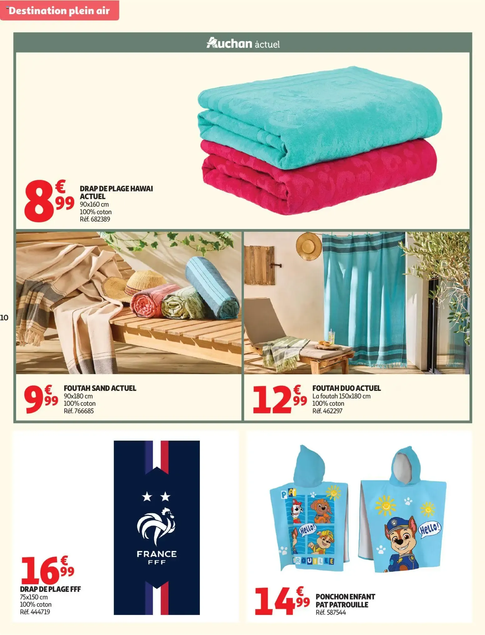 Auchan Plein air jeux de jardin à partir du 27/05/2026 - promo en ligne du 27 mai au 7 juin 2026 - Catalogue page 10