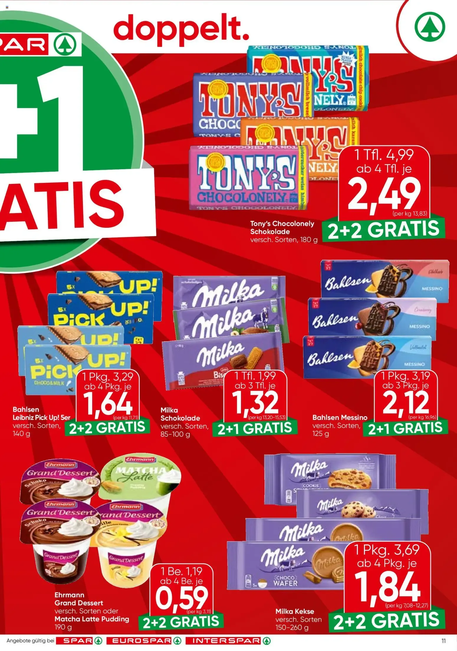 Spar - Flugblatt (27.08.2026) - Angebote und Prospekt von 27. August bis 9. September 2026 - Flugblätt seite  11