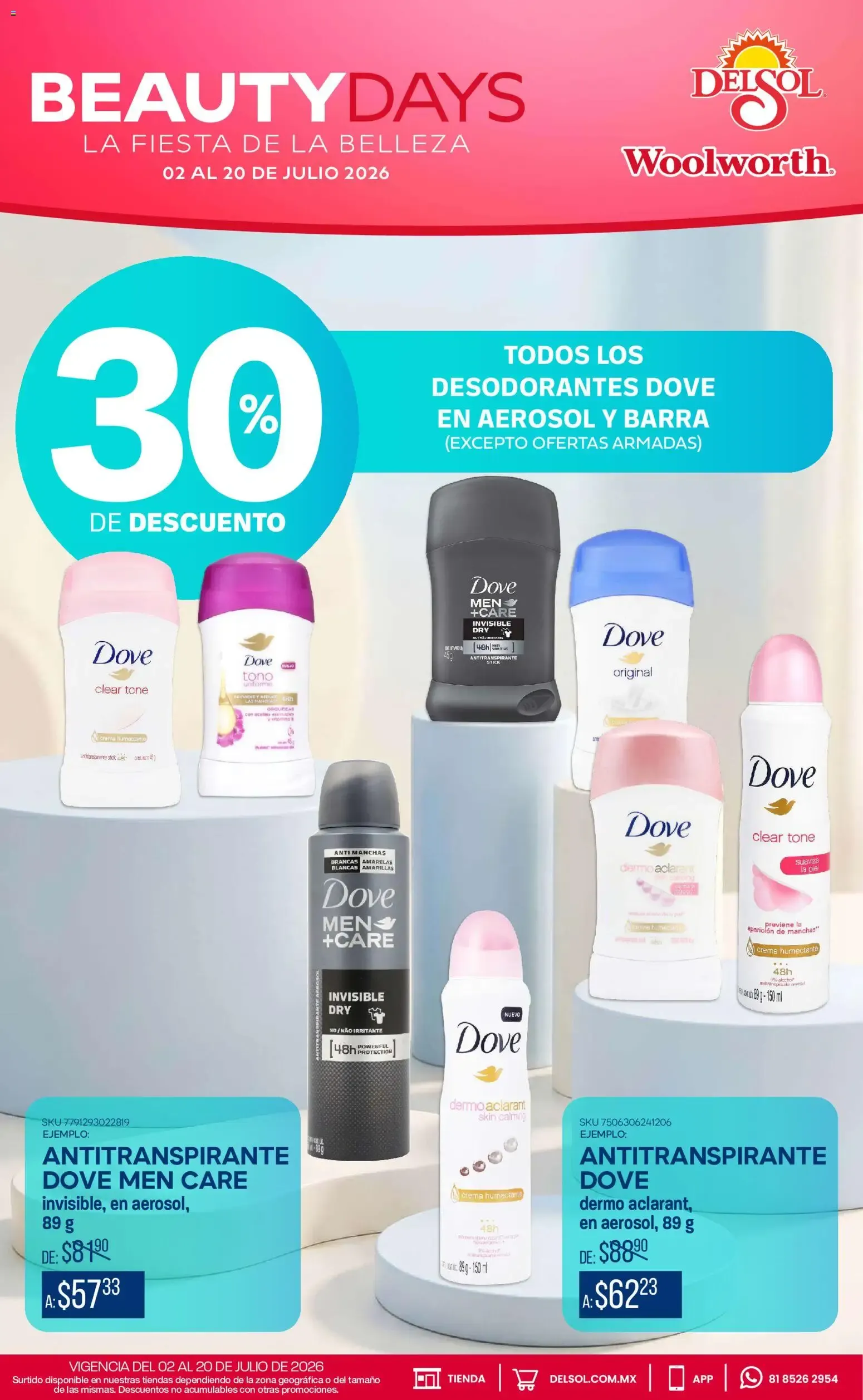 Catálogo de Del Sol y Woolworth katalog Beauty Days (02/07/2026 - 20/07/2026) - catálogo en línea 2 de julio al 20 de julio 2026 - Pagina 7