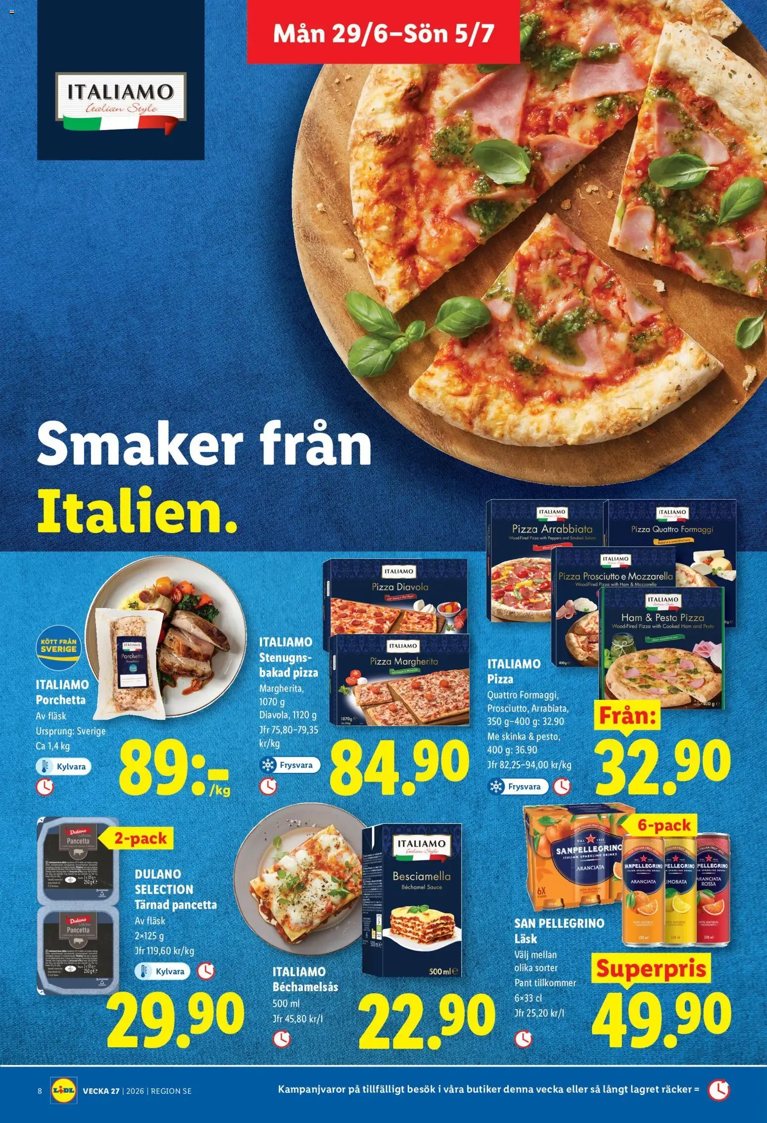 Lidl erbjudanden från 29/06/2026 - 05/07/2026 > Reklamblad nuvarande rabatter från 29 juni till 5 juli 2026 - Reklamblad sidor 8