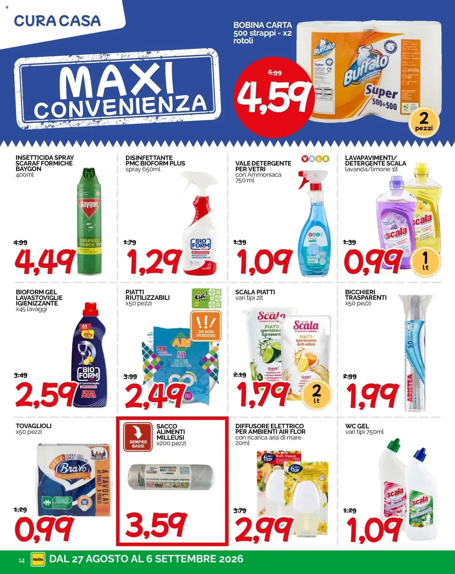 HarDis volantino dal 27/08/2026 - online Offerte da 27 agosto a 6 settembre di 2026 - Pagina del volantino 14