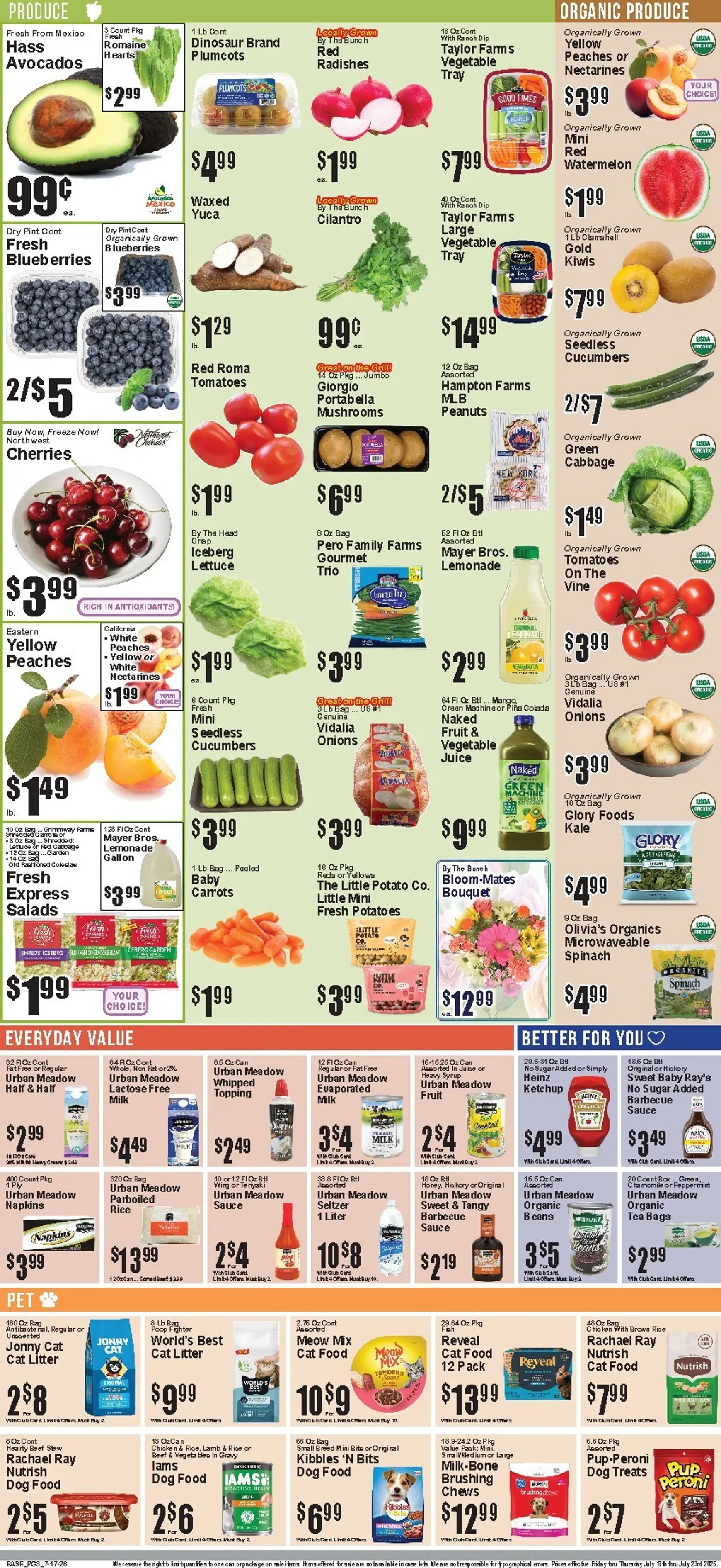 Weekly ad Current Food Universe leaflet valid from Friday 07/17/2026 to Thursday 07/23/2026 from July 17 to July 23 2026 - Page 4