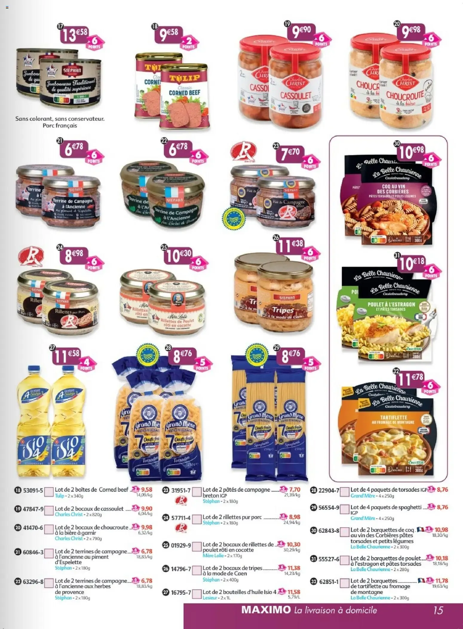 Maximo catalogue epicerie à partir du 26/10/2026 - promo en ligne du 26 octobre au 22 novembre 2026 - Catalogue page 14