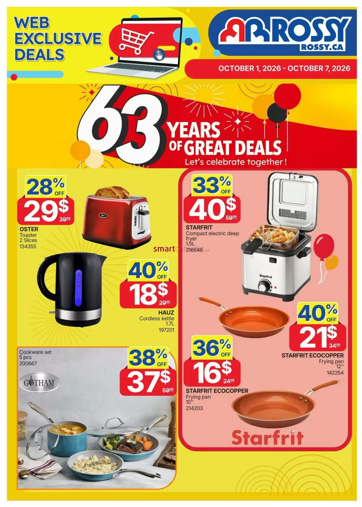 Rossy: 63 Years of Great Deals / We Pay The Taxes from October 1 to October 7 2026 - flyer page 10