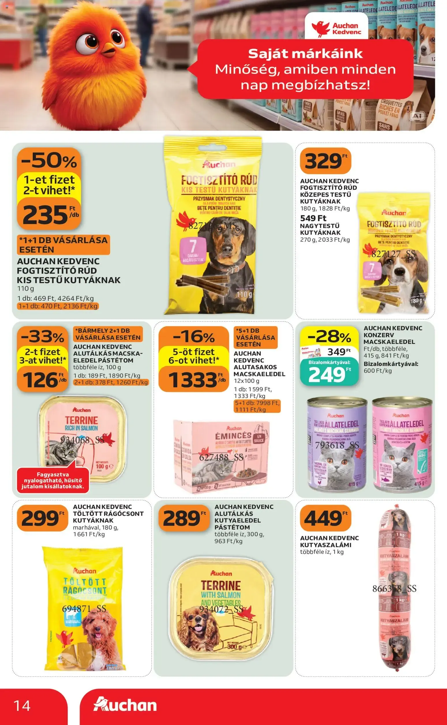 Katalógus Auchan Szupermarket akciós újság - 2026.10.15. -tól/töl > akció, lapozható szórólap 🛍️ október 15.-tól október 21.-ig 2026. - Oldal 14