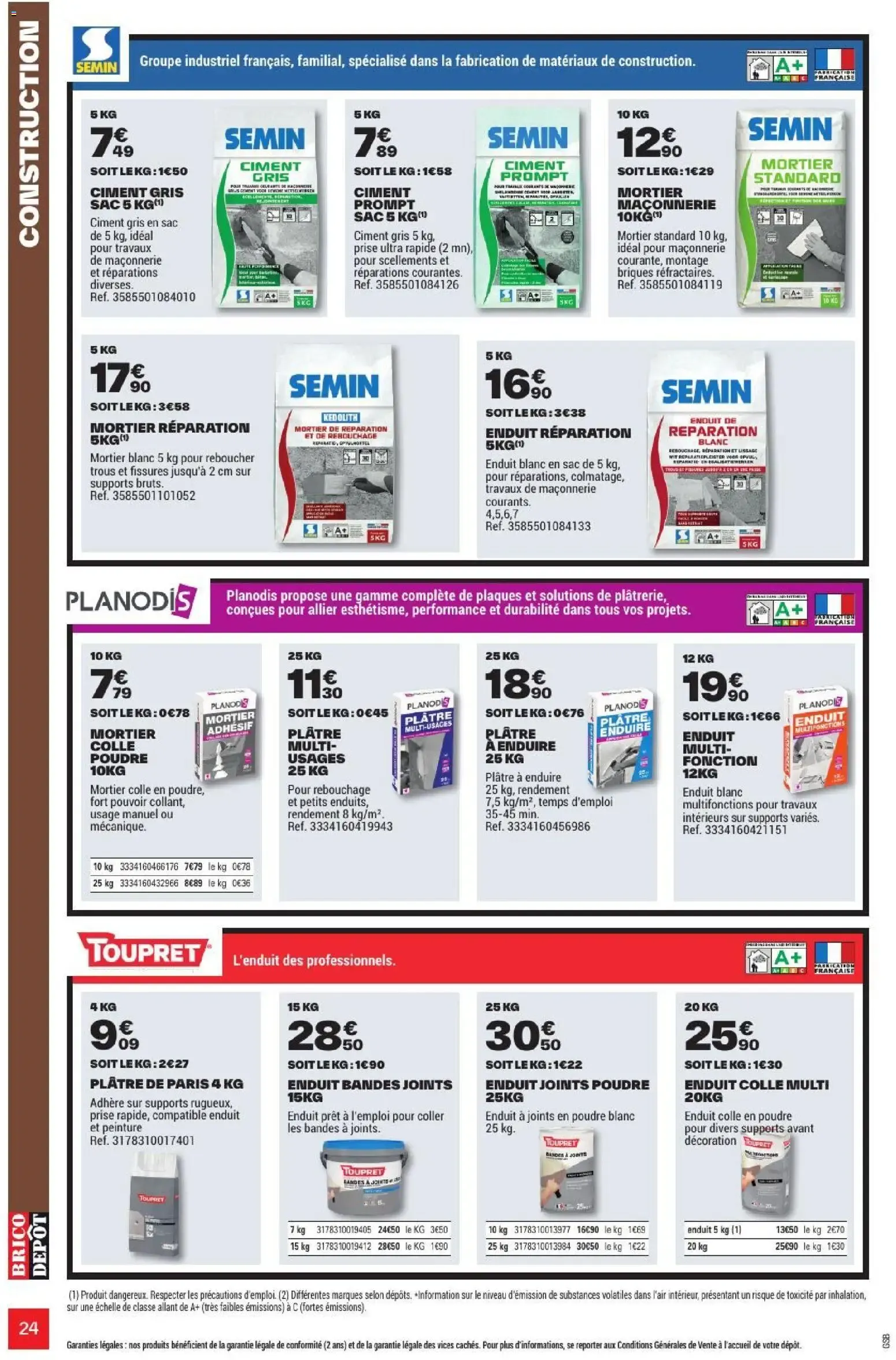 L'OFFICIEL DU BRICOLAGE - Automne du 17 septembre au 1 octobre 2026 - Catalogue page 24