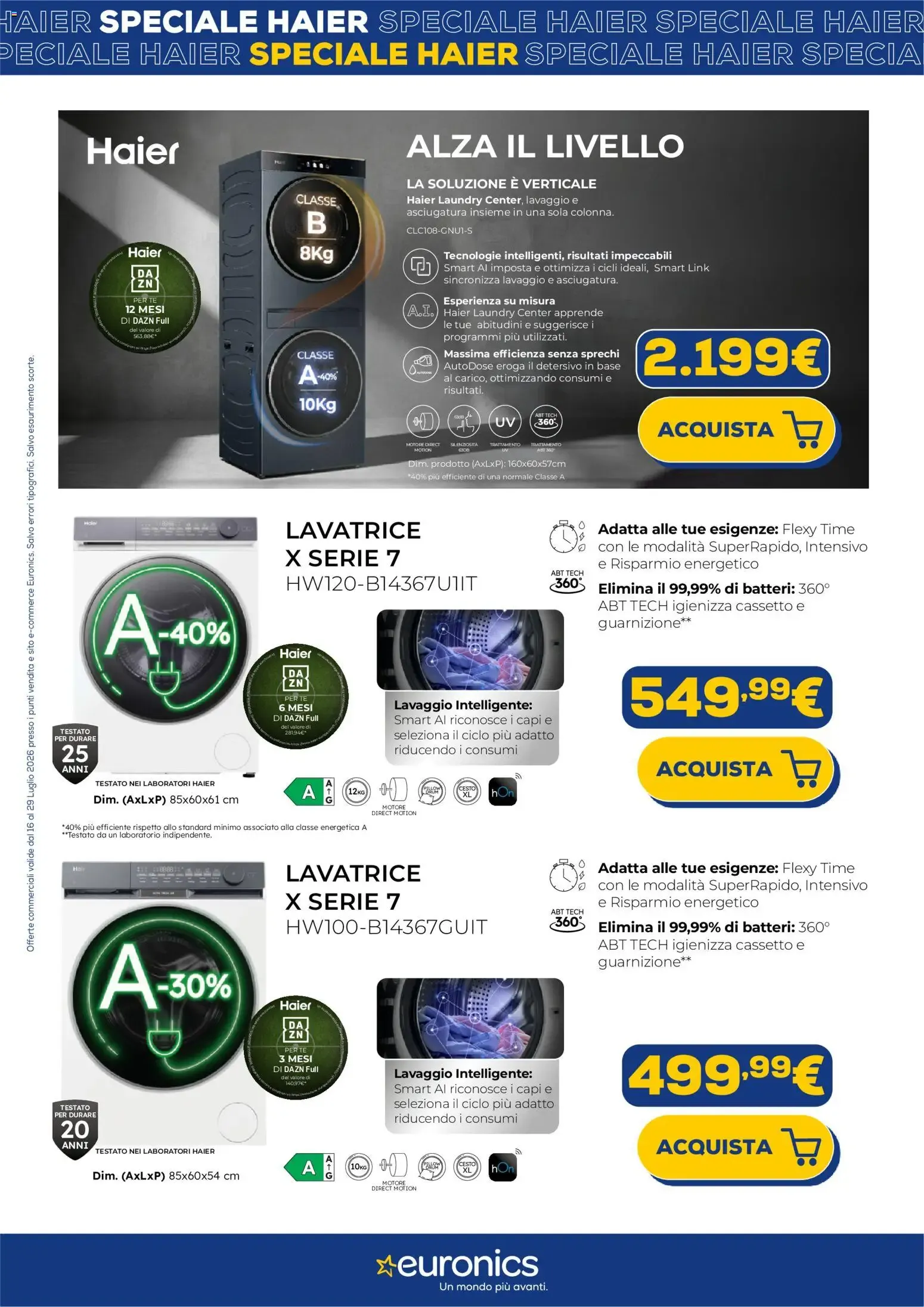 Euronics Tech Speciale Haier da 16 luglio a 29 luglio di 2026 - Pagina del volantino 2
