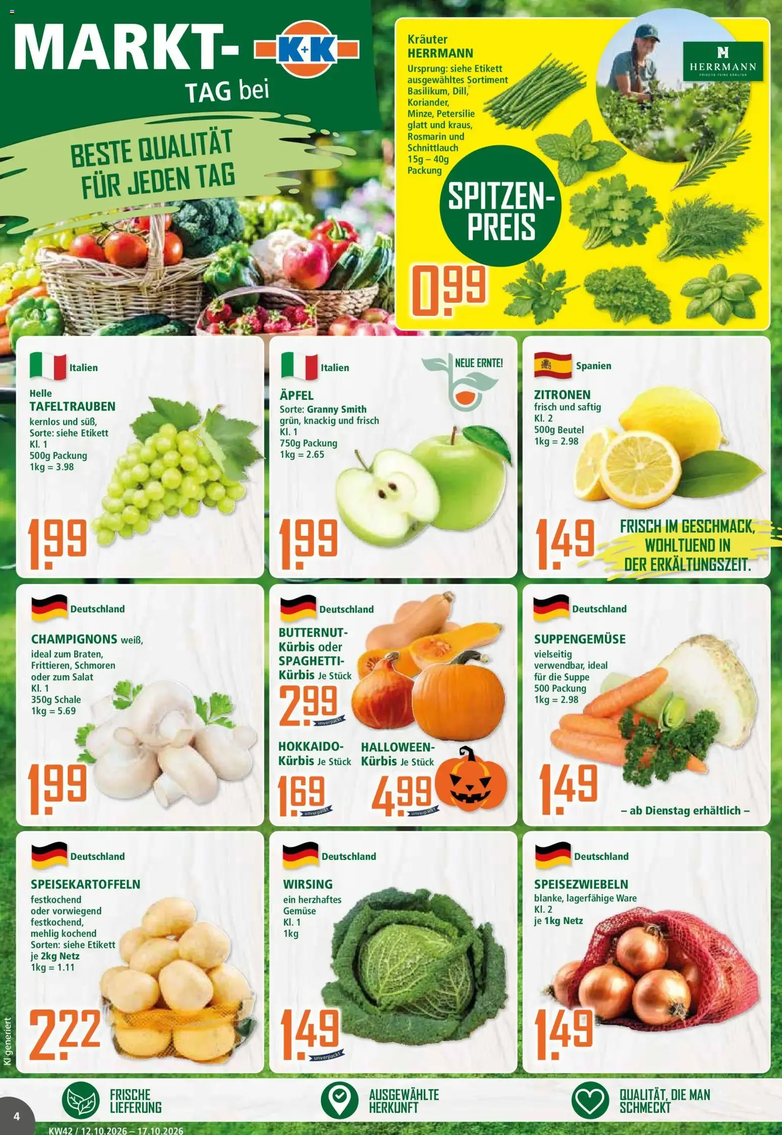 Klaas & Kock Prospekt (ab 12.10.2026) zum Blättern von 12. Oktober bis 17. Oktober 2026 - Prospekt seite 4