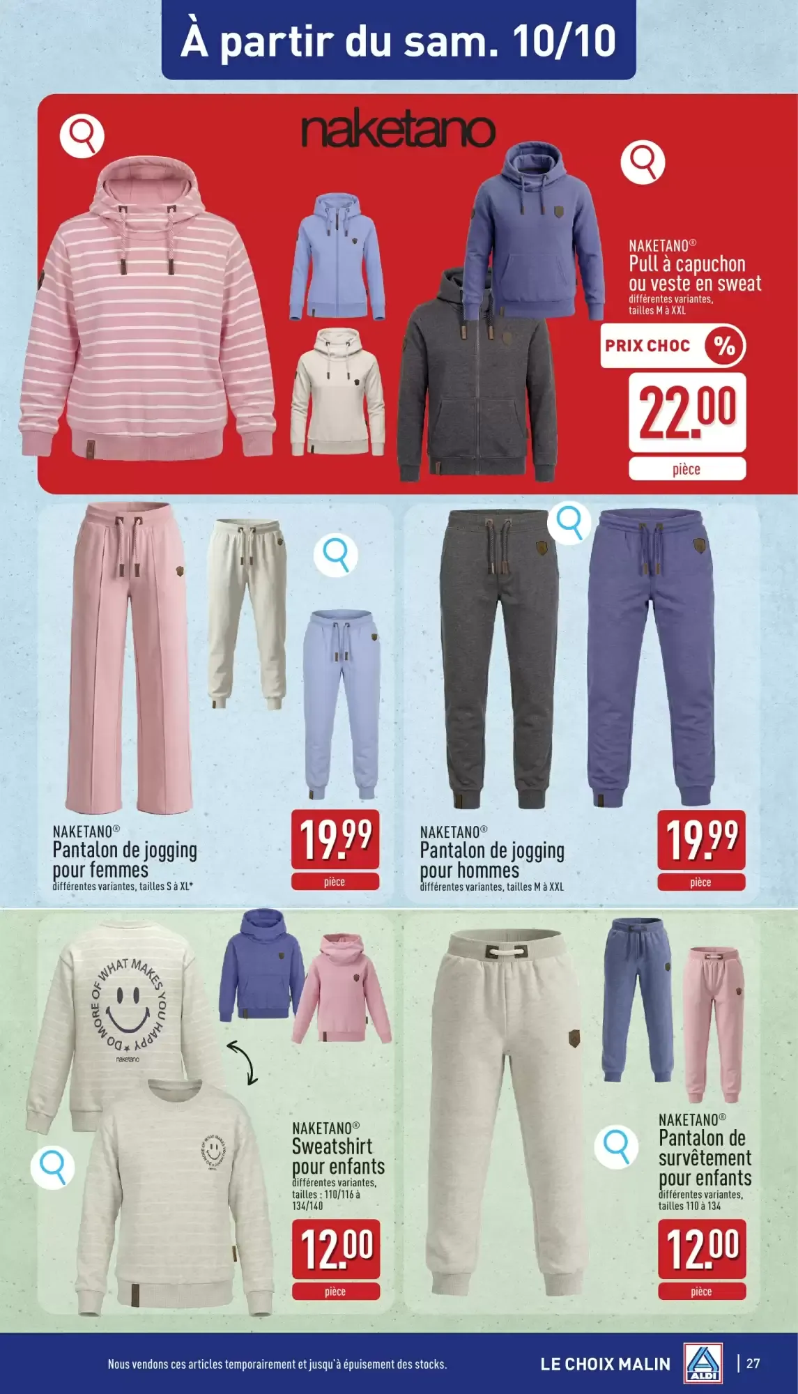 ALDI Dépliant du lun. 05/10 au sam. 10/10 inclus van 5 oktober tot 10 oktober 2026 - folder pagina 27