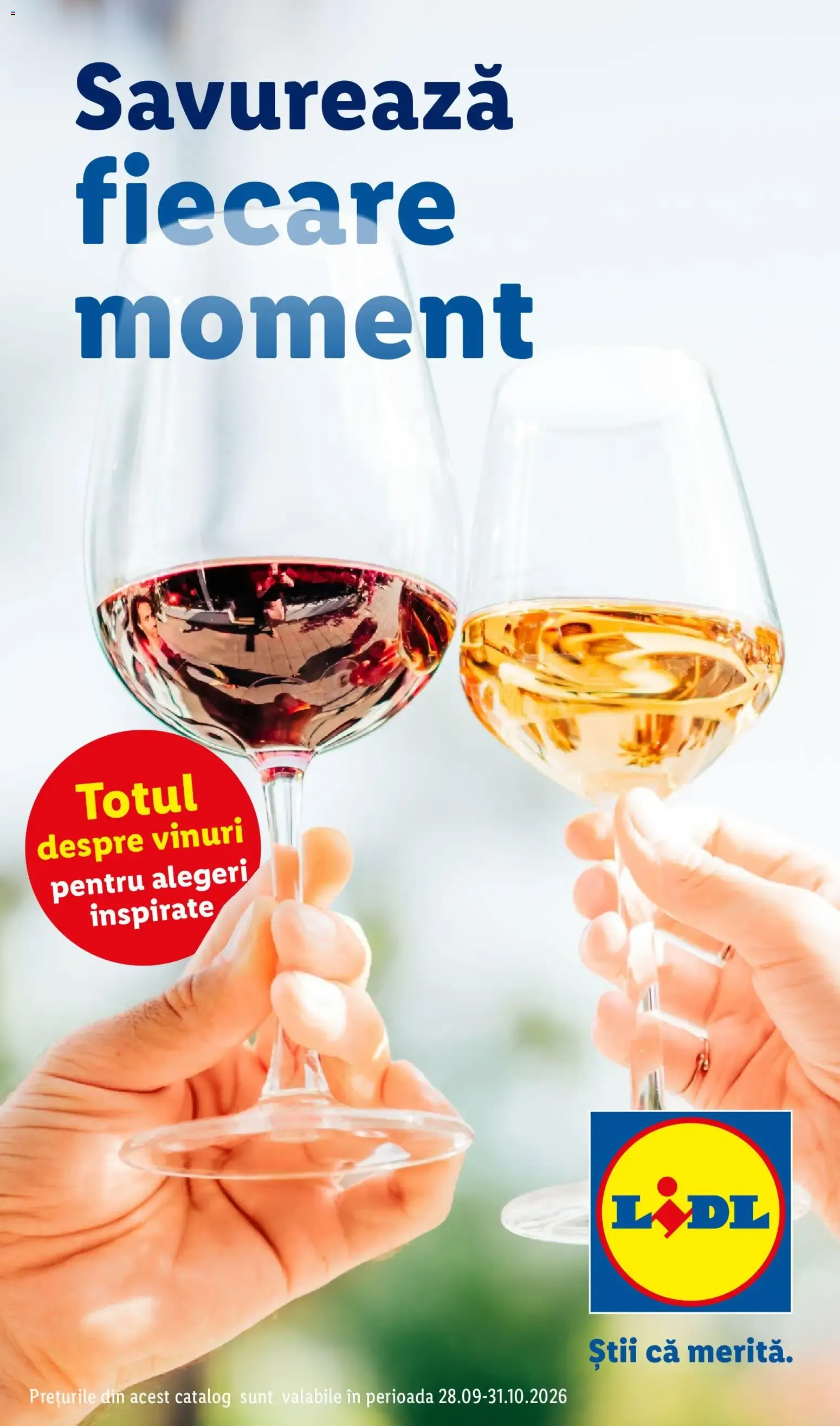 Catalog Savurează fiecare moment de la 28 septembrie până la 31 octombrie 2026 - Revista Pagina 1