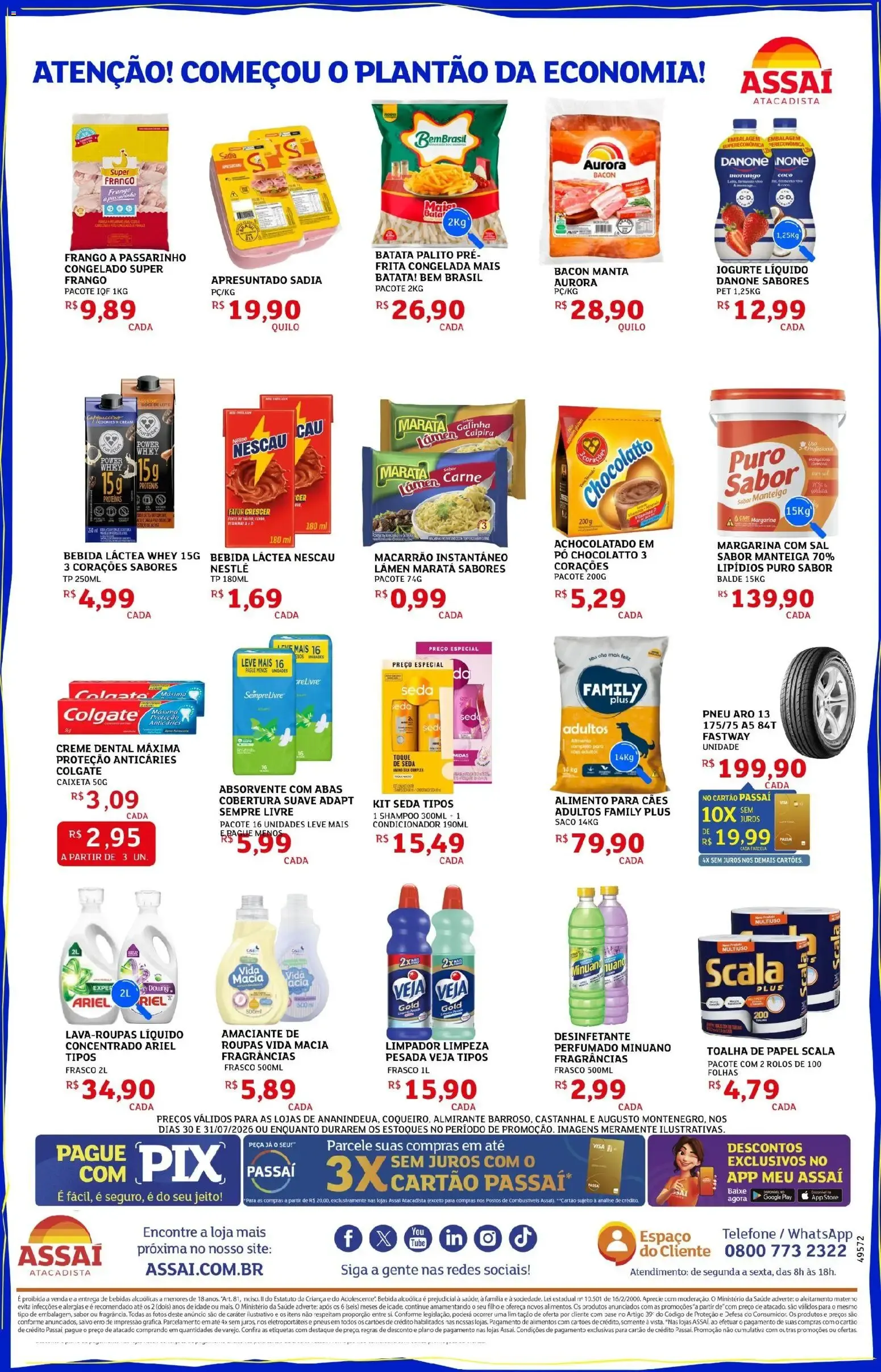 Encarte de Assaí Atacadista ofertas - PA de 30/07/2026 | Promoções Online 30 de julho até 31 de julho 2026 - Pagina 2