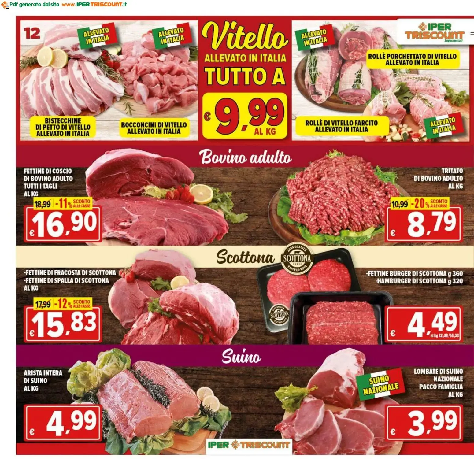 Ipertriscount Supermercati - Scorta Vacanze! da 10 luglio a 21 luglio di 2026 - Pagina del volantino 12