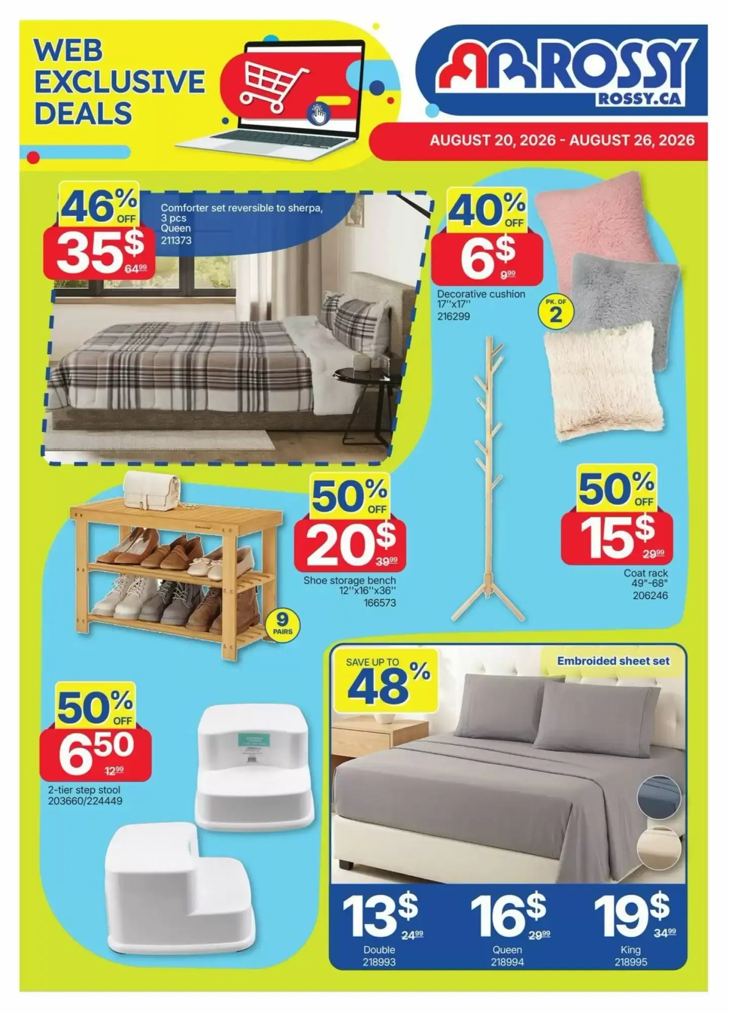 Rossy Web Exclusive Deals from August 20 to August 26 2026 - flyer page 1