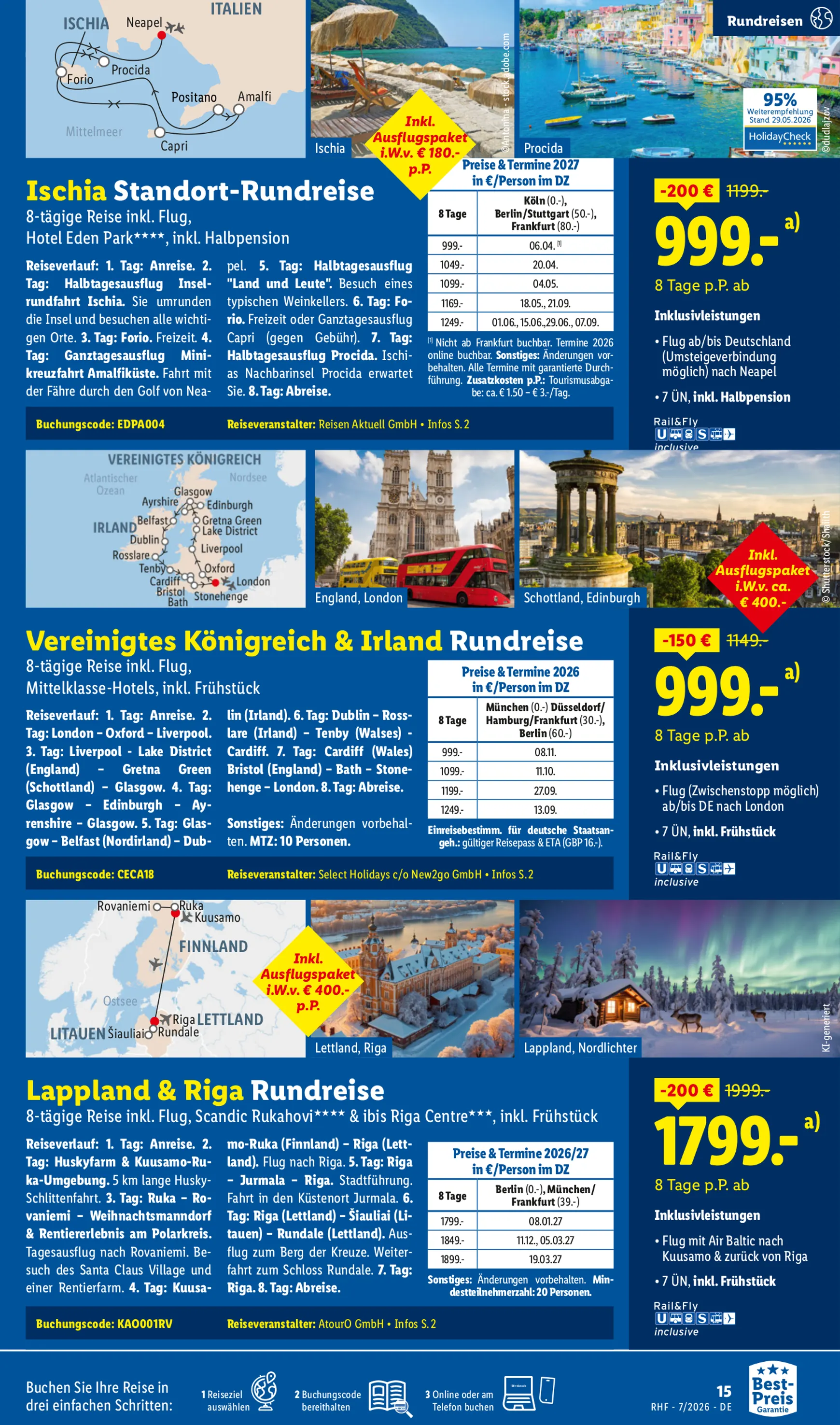 Lidl Reisen: Traumstrände entdecken von 1. Juli bis 31. Juli 2026 - Prospekt seite 15
