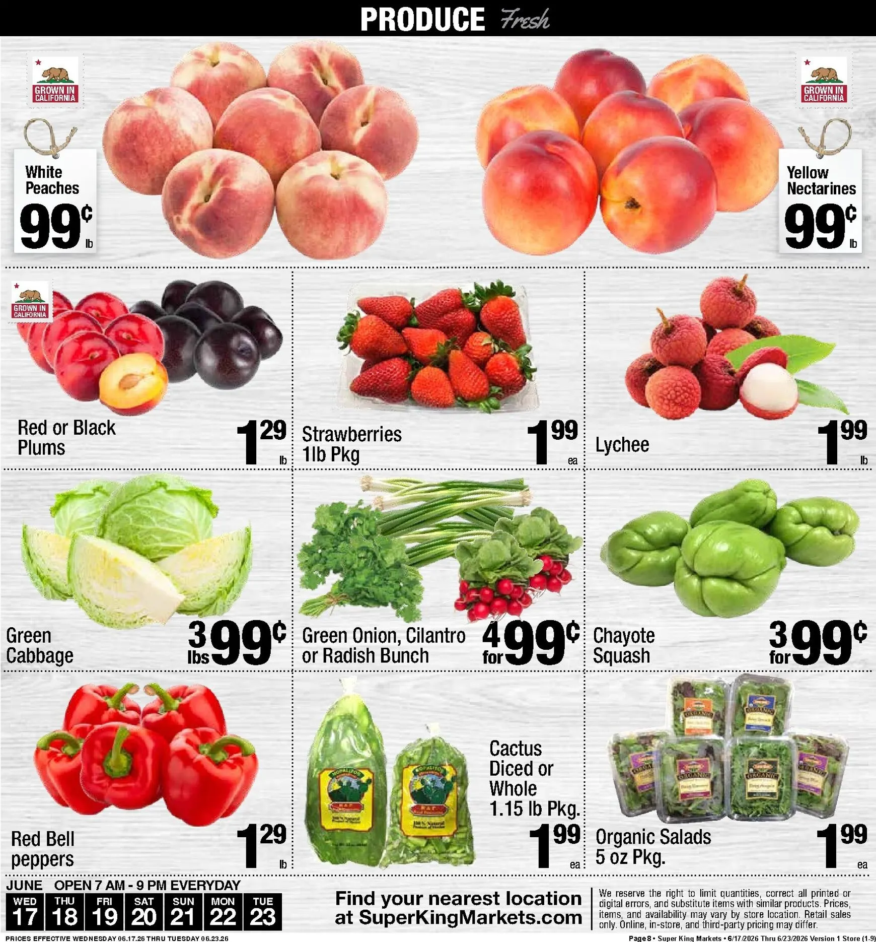 Weekly ad Current Super King leaflet valid from Wednesday 06/17/2026 to Tuesday 06/23/2026 from June 17 to June 23 2026 - Page 9