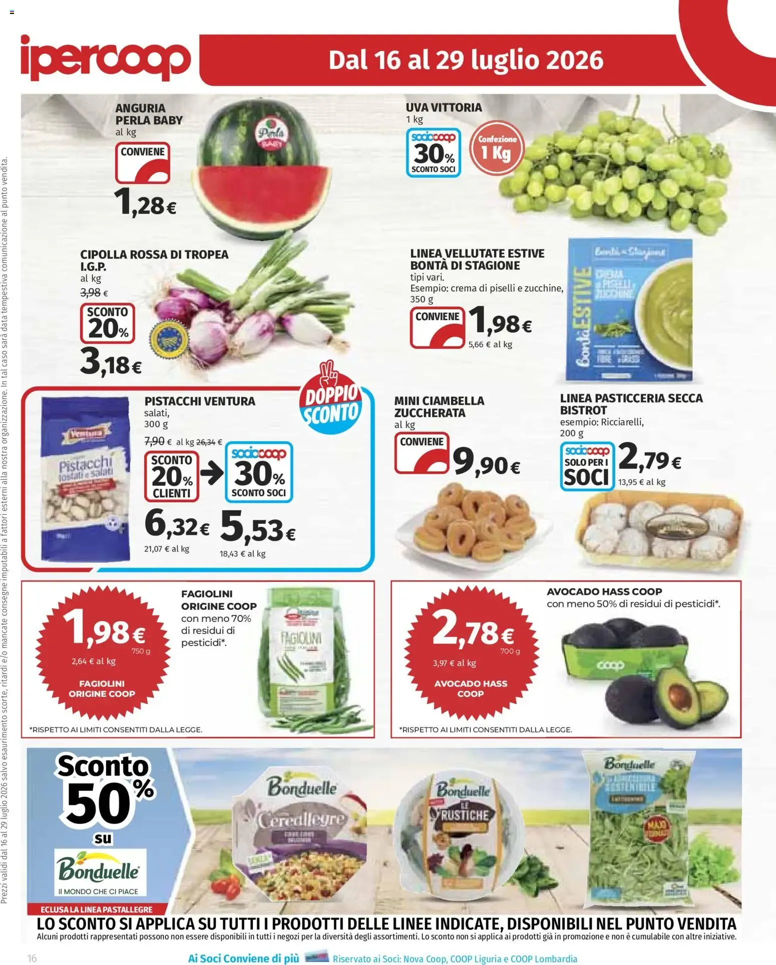 Anteprima volantino Ipercoop dal 16/07/2026 - nuovo offerte da 16 luglio a 29 luglio di 2026 - Pagina del volantino 16